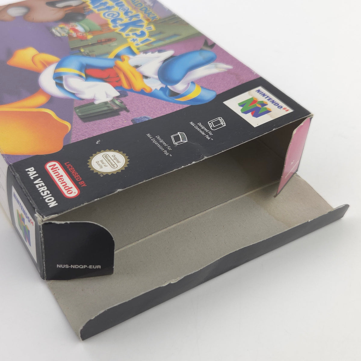 Nintendo 64 Spiel Donald Duck Quack Attack N64 OVP CIB PAL