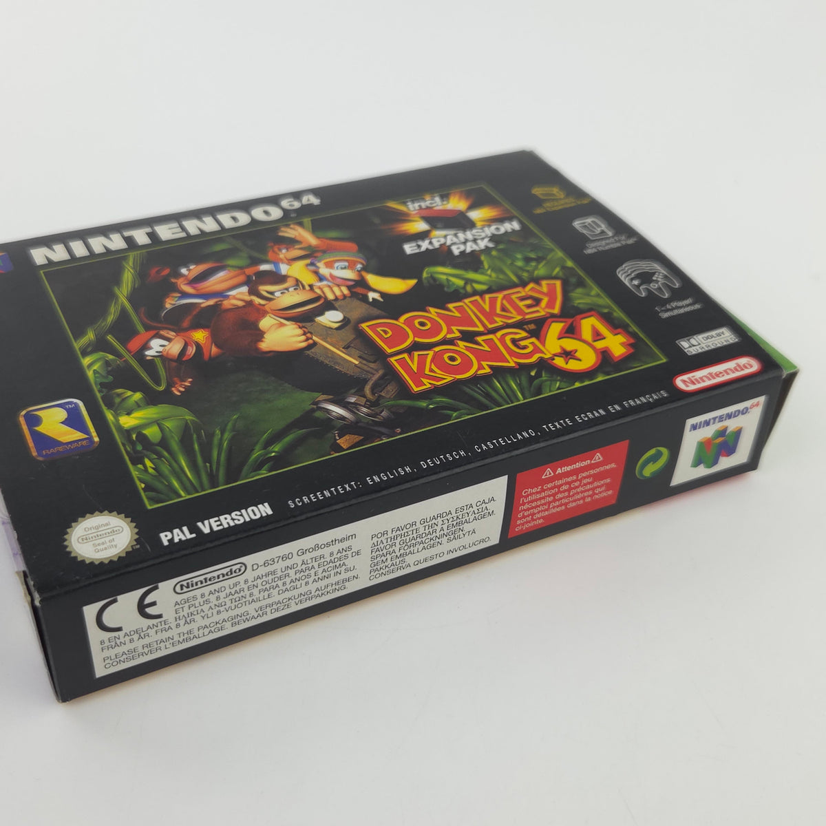 Nintendo 64 Spiel: Donkey Kong 64 - N64 Modul OVP Expansion Pak (PAL DE)