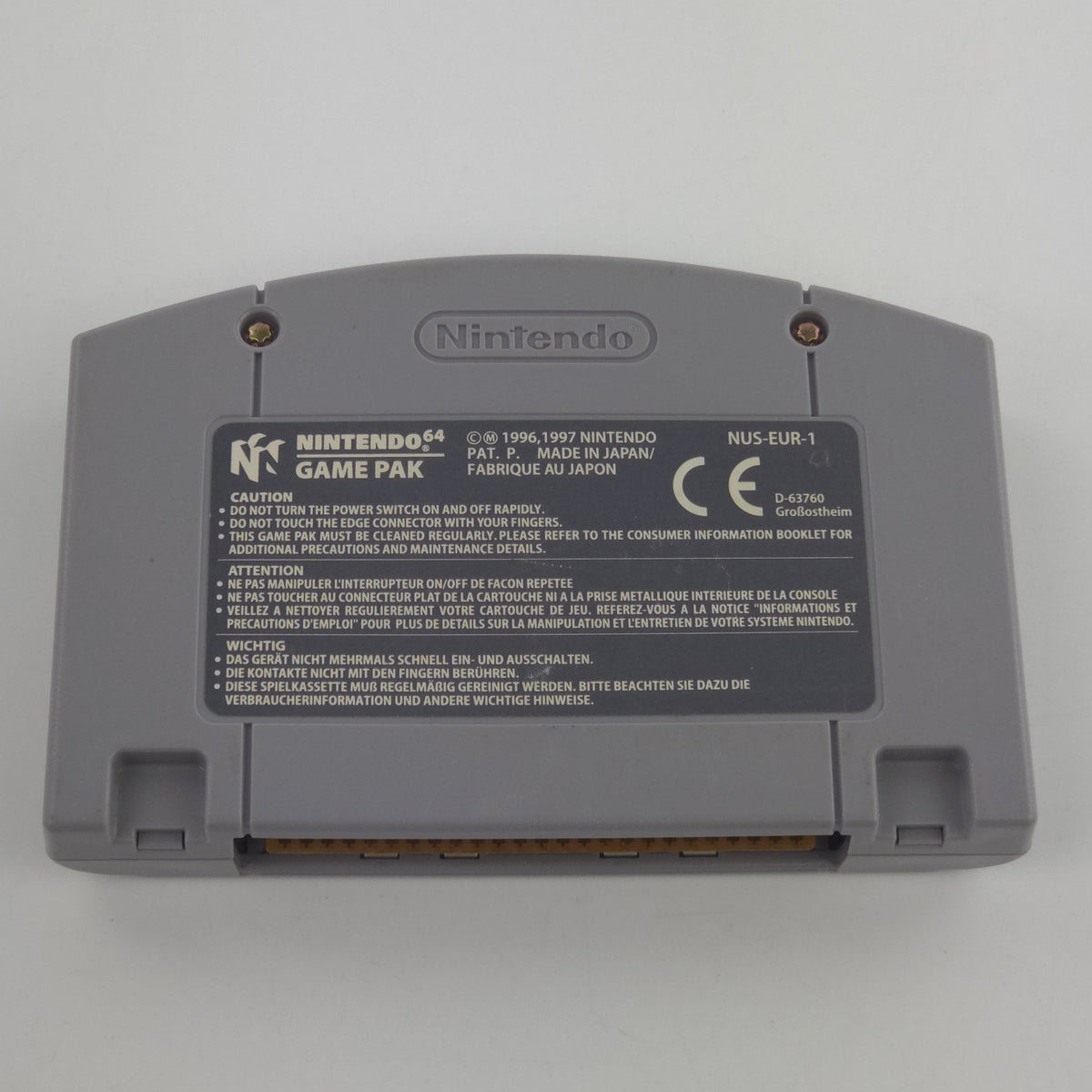 Nintendo 64 Spiel Duke Nukem Zero Hour PAL EUR