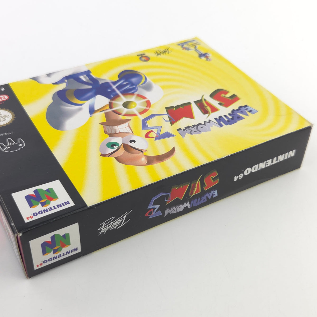 Nintendo 64 Spiel Earthworm Jim 3 N64 OVP CIB PAL EUR Interplay