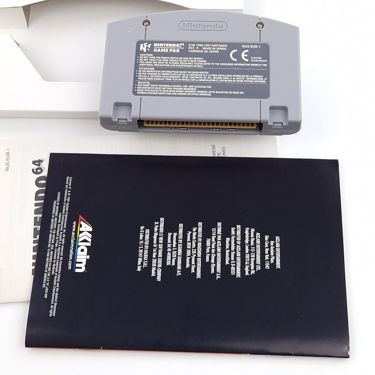 Nintendo 64 Spiel – Extreme-G OVP Anleitung N64 PAL EUR