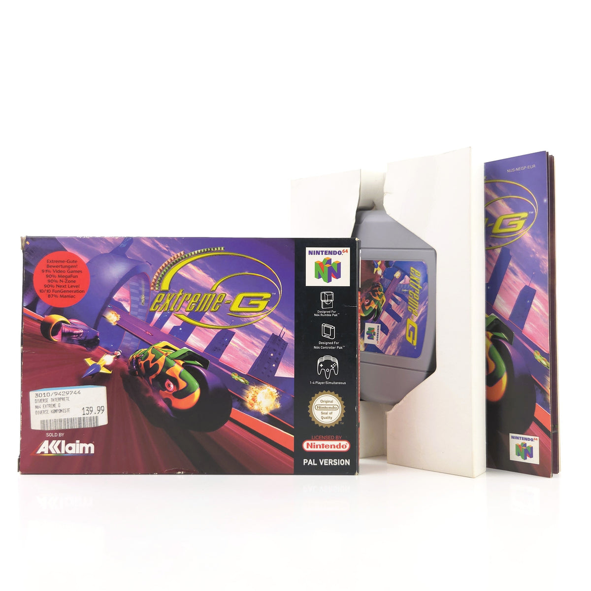 Nintendo 64 Spiel Extreme G OVP PAL