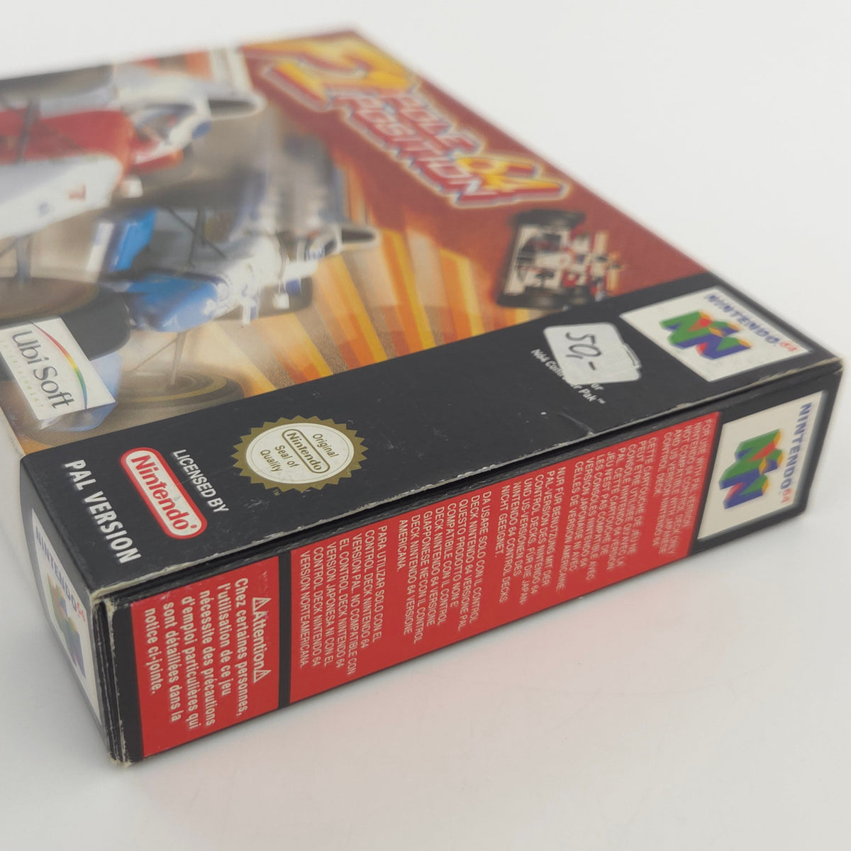 Nintendo 64 Spiel F1 Pole Position 64 Modul Anleitung OVP