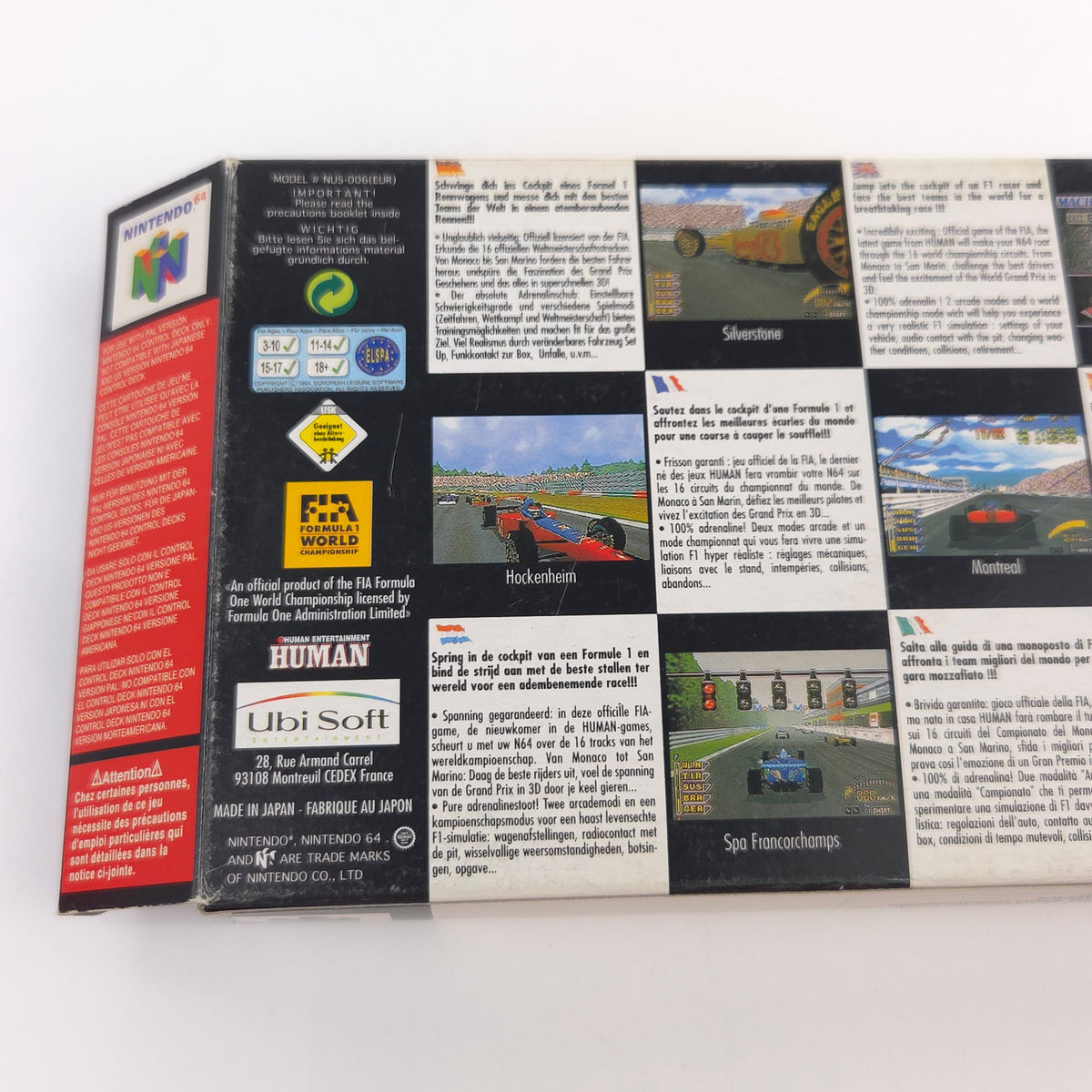 Nintendo 64 Spiel – F1 Pole Position 64 (OVP PAL)