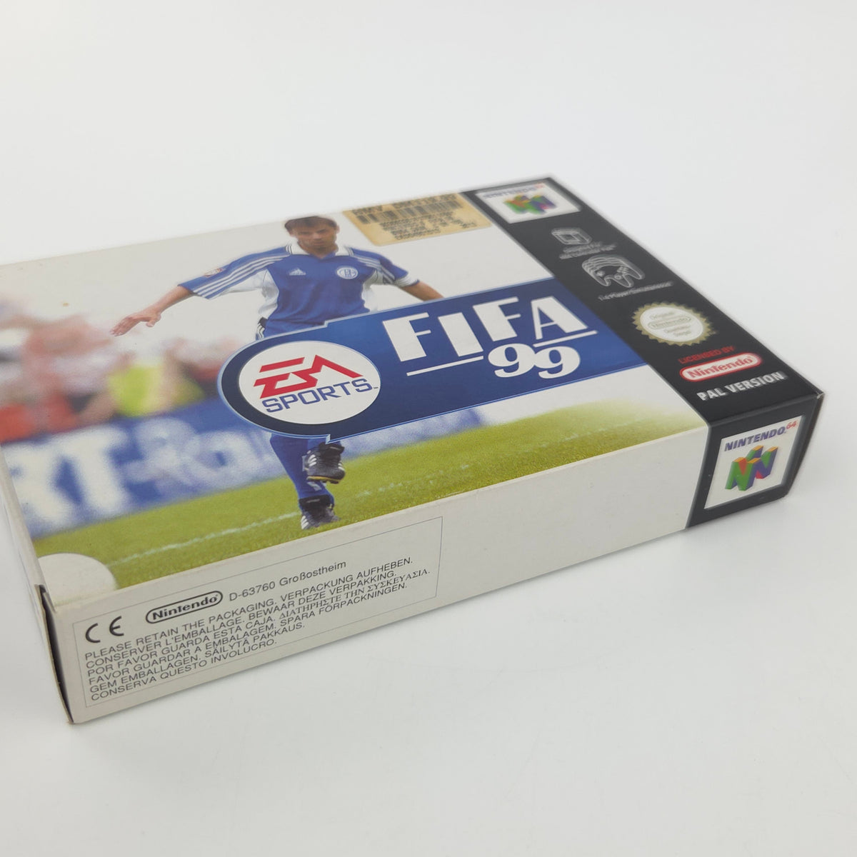 Nintendo 64 Spiel FIFA 99 N64 Modul Anleitung OVP PAL DE