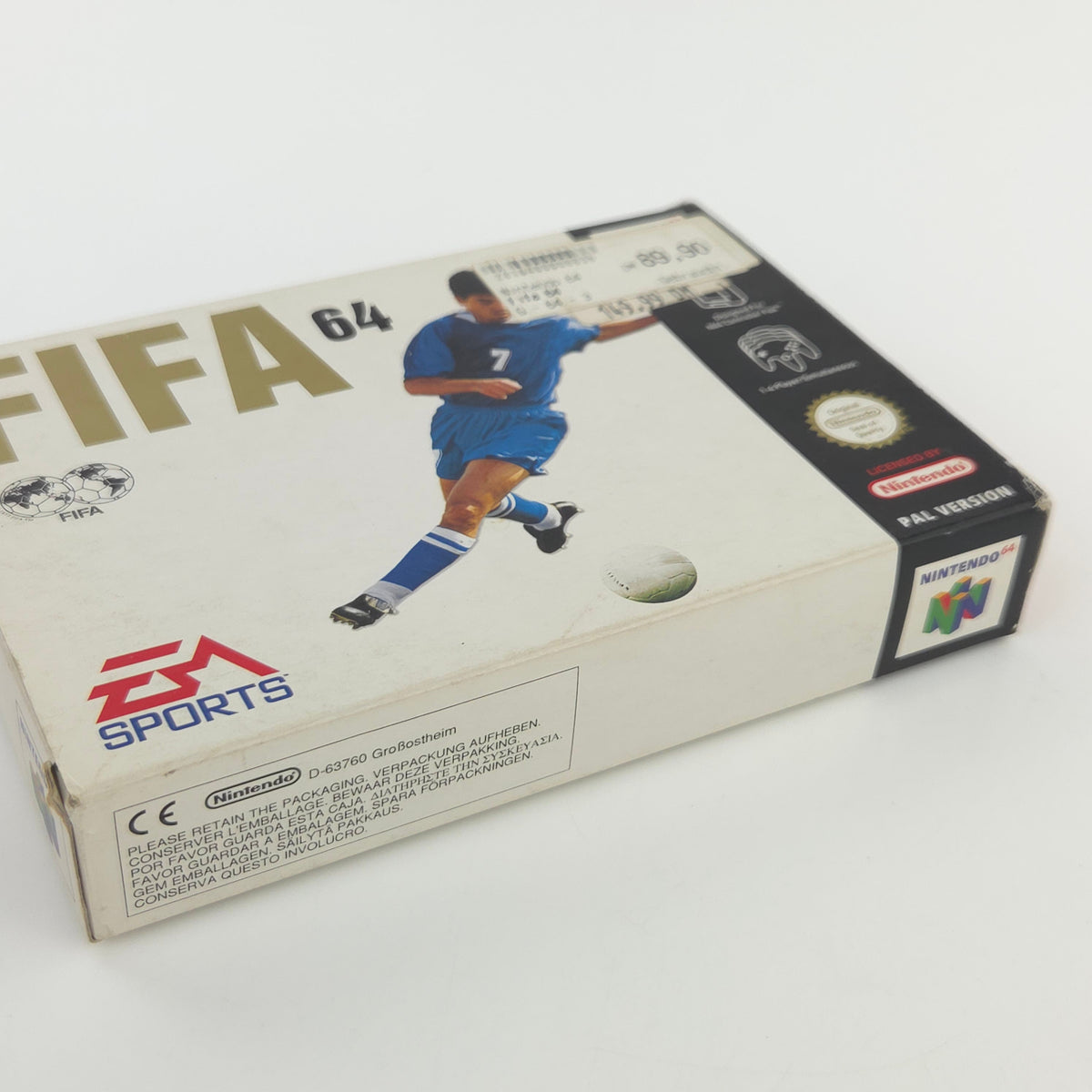 Nintendo 64 Spiel FIFA 64 Modul Anleitung OVP PAL EUR