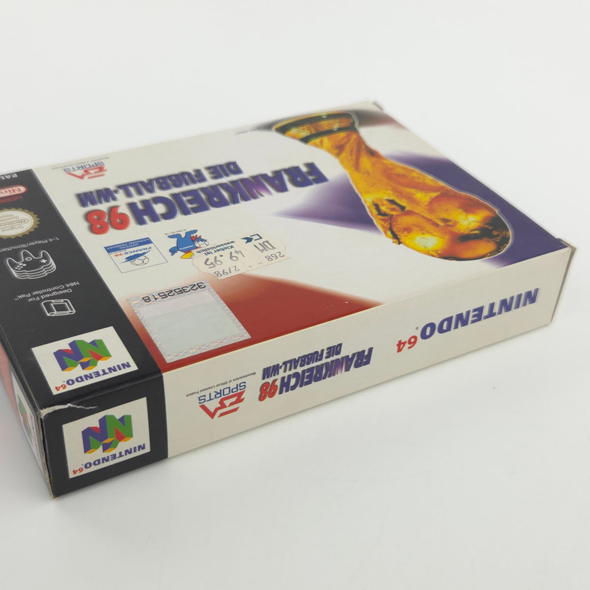 N64 Spiel Frankreich 98 Die Fußball WM Modul Anleitung OVP