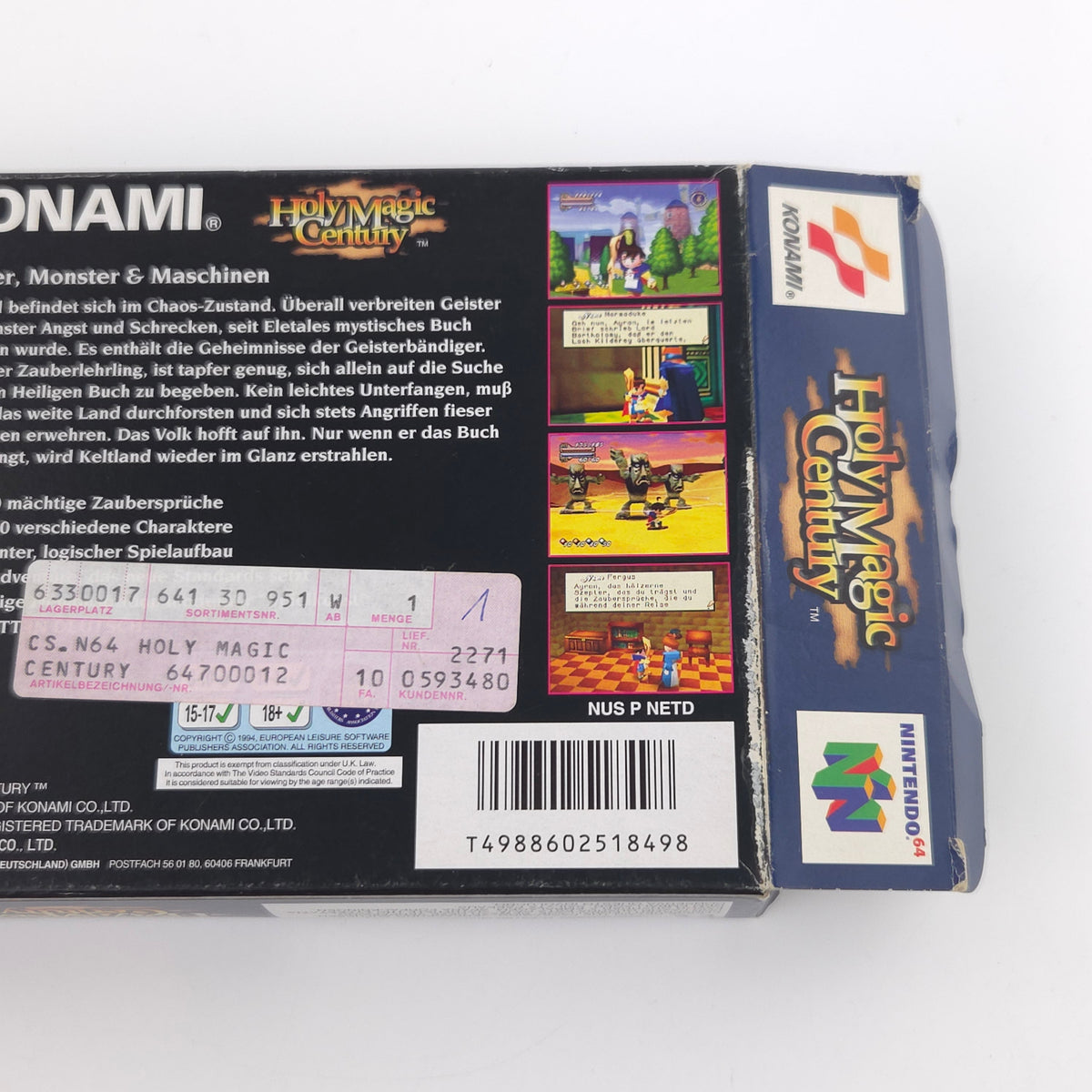 Nintendo 64 Spiel – Holy Magic Century (OVP PAL)