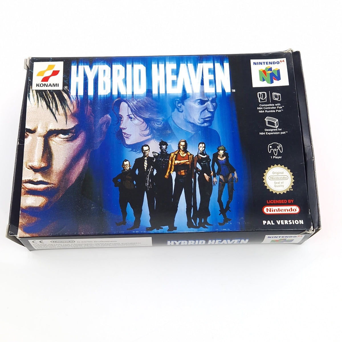 Nintendo 64 Spiel – Hybrid Heaven Modul OVP PAL EUR