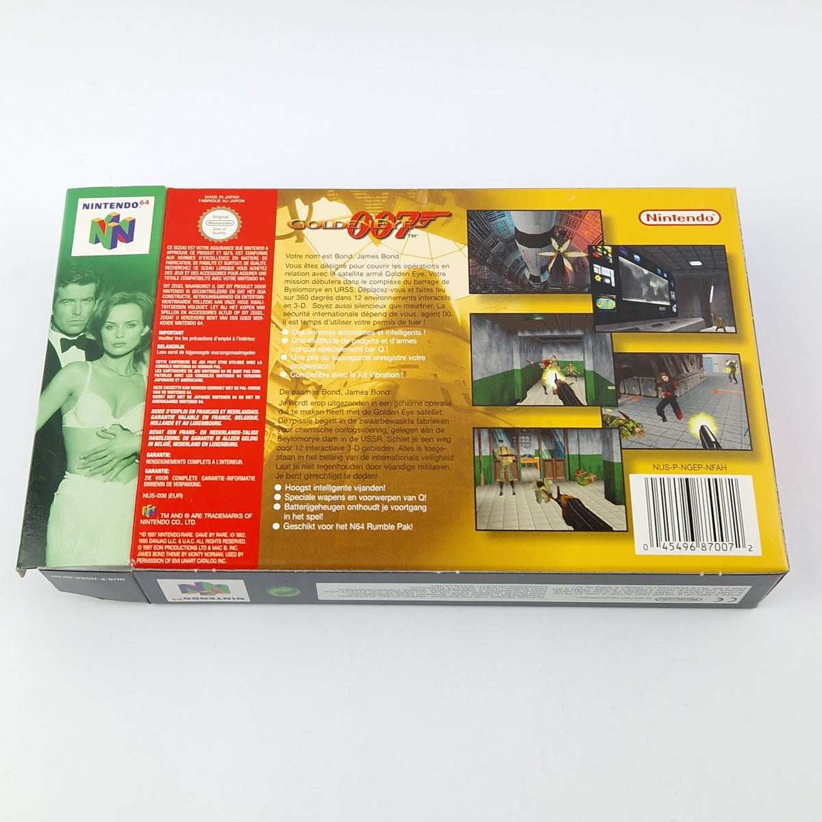 Nintendo 64 Spiel – James Bond Golden Eye 007 (N64 PAL OVP)