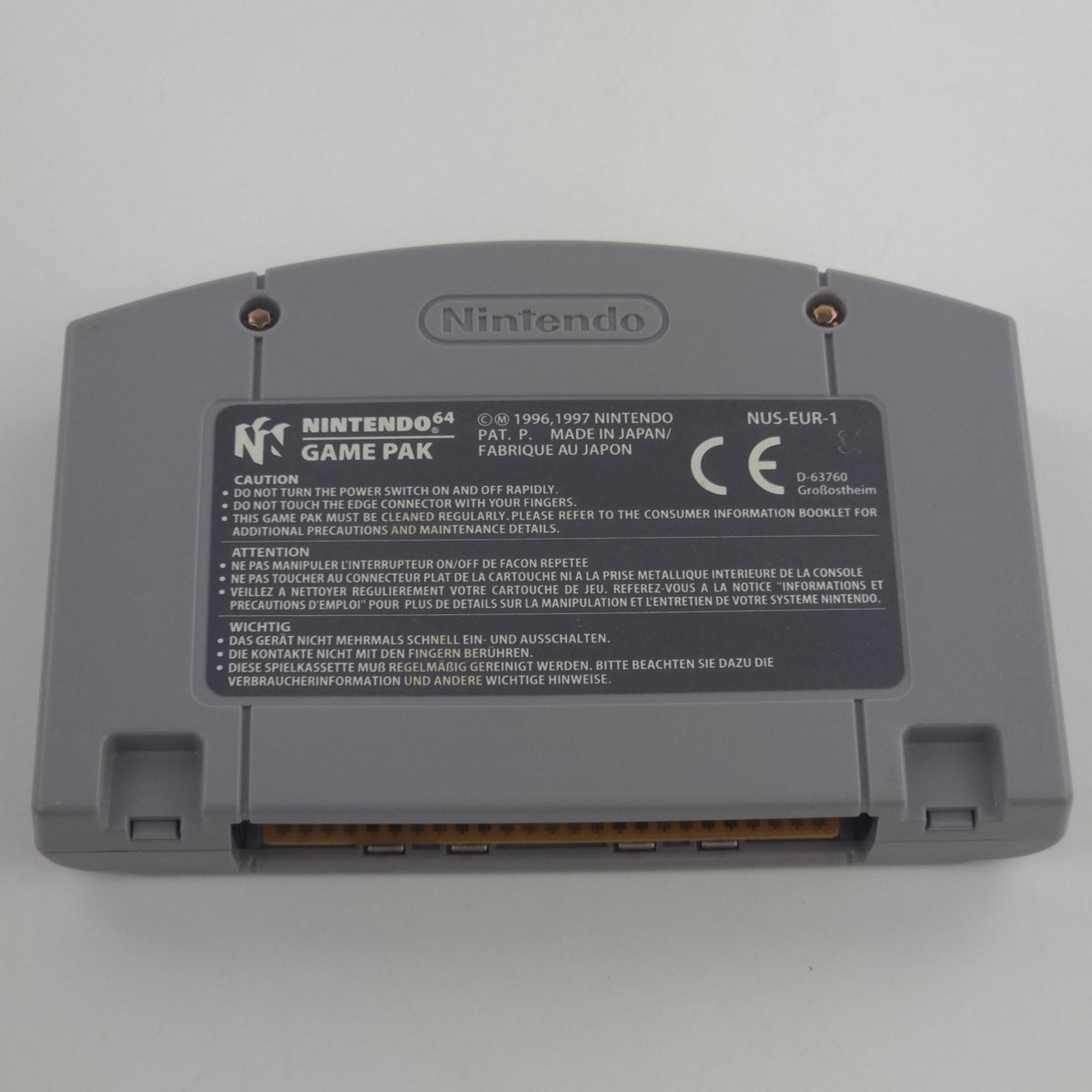 Nintendo 64 Spiel Knife Edge Modul PAL