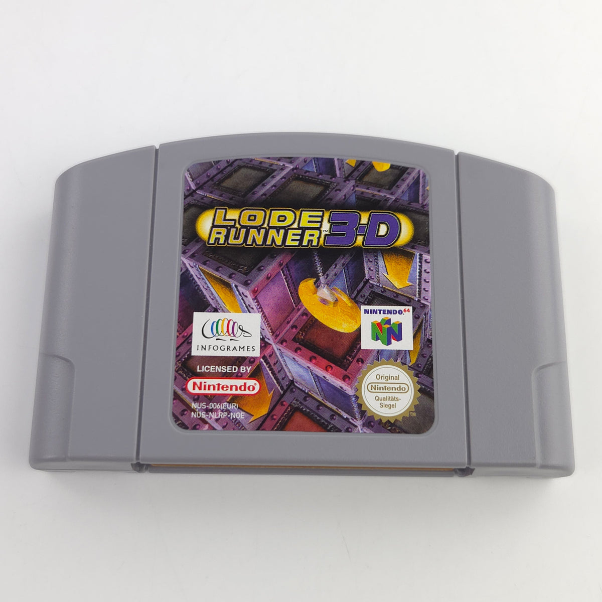 Nintendo 64 Spiel Lode Runner 3D N64 OVP CIB PAL NOE