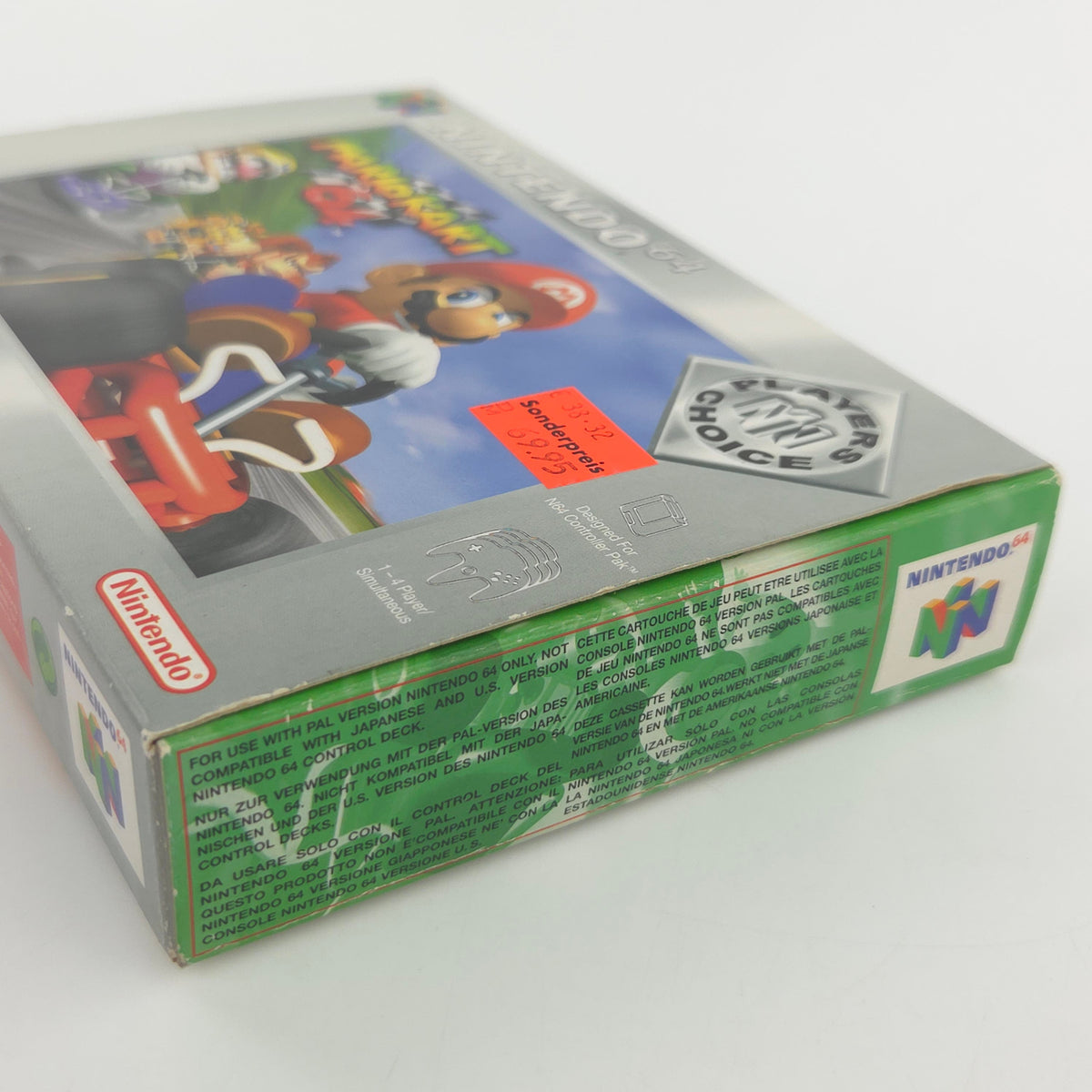 Nintendo 64 Spiel Mario Kart 64 Players Choice OVP PAL
