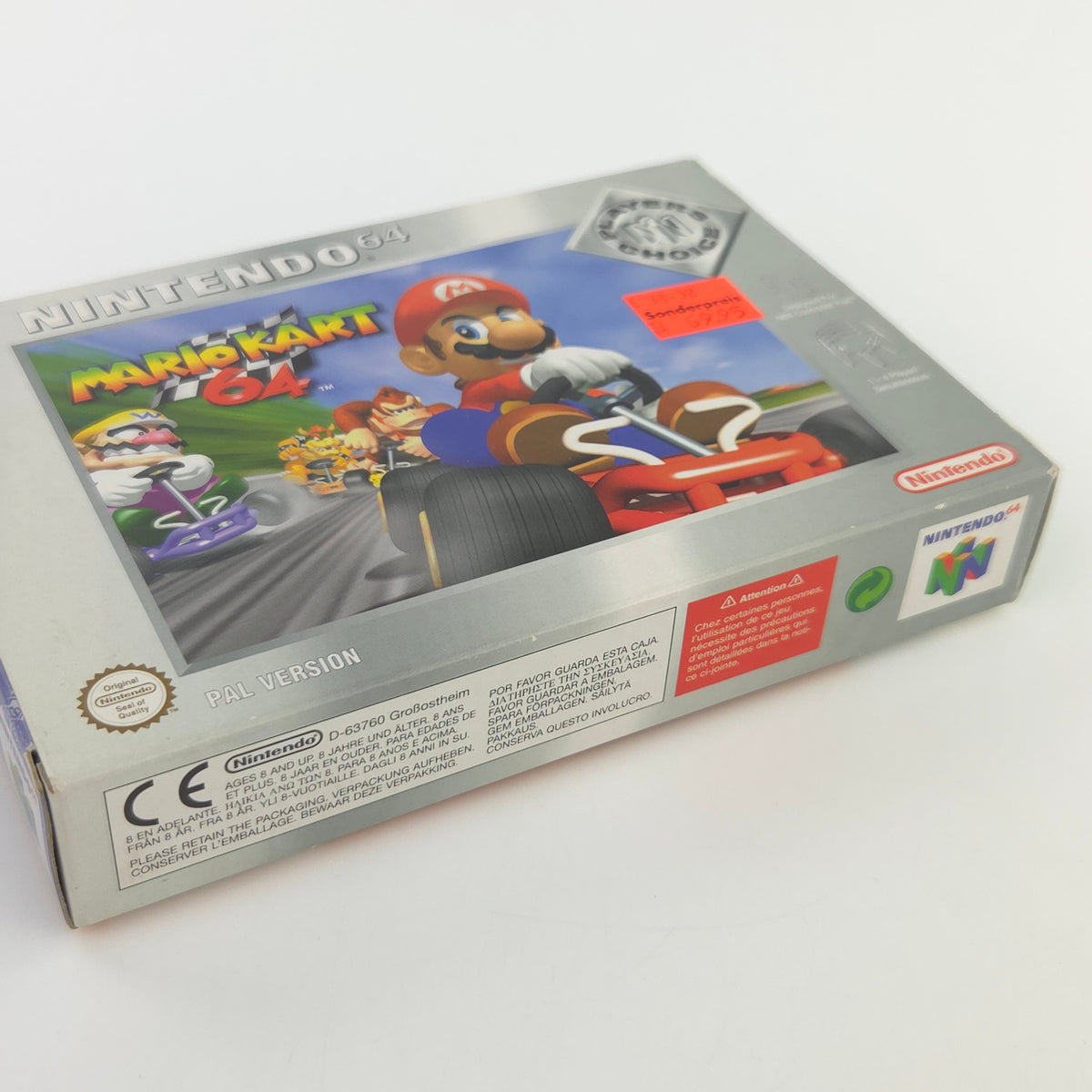 Nintendo 64 Spiel Mario Kart 64 Players Choice OVP PAL