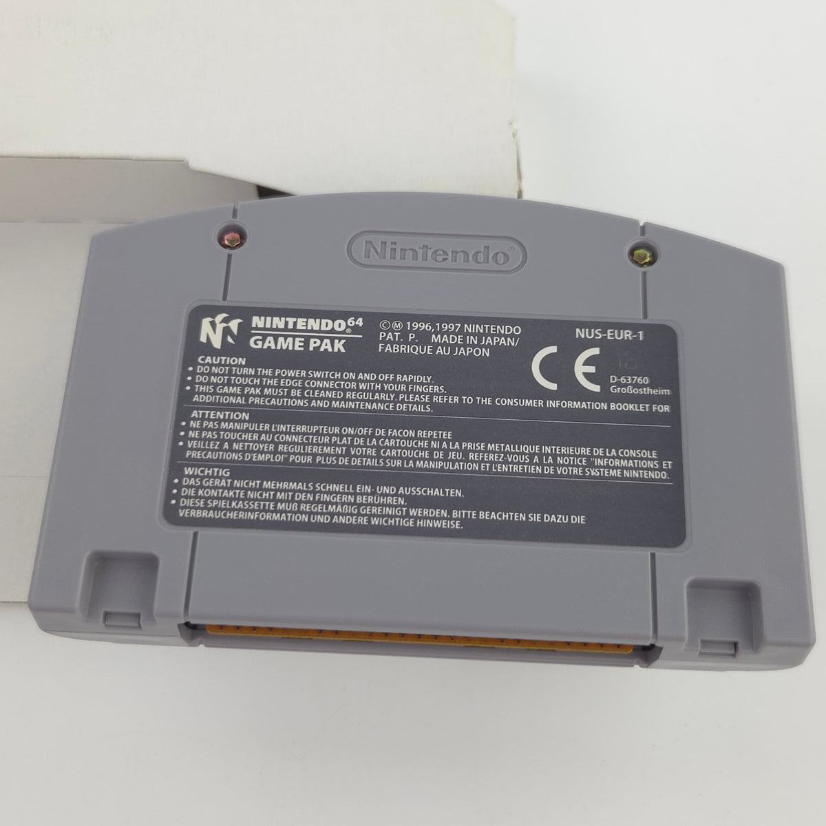Nintendo 64 Spiel Mario Kart 64 Players Choice OVP PAL
