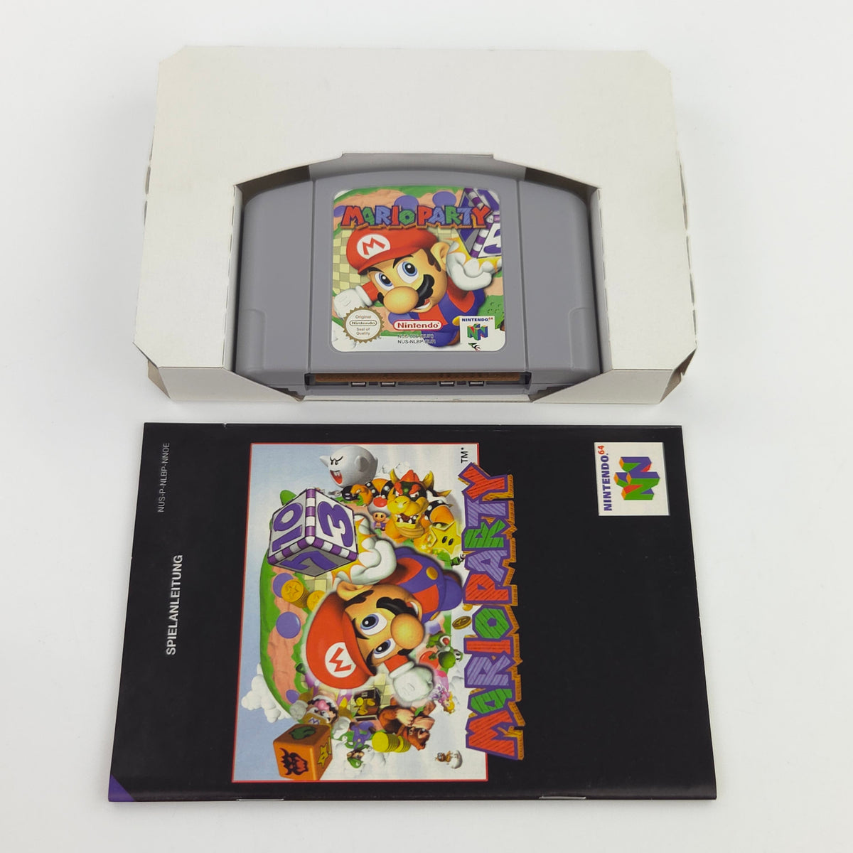 Nintendo 64 Spiel Mario Party Modul Anleitung OVP PAL DE