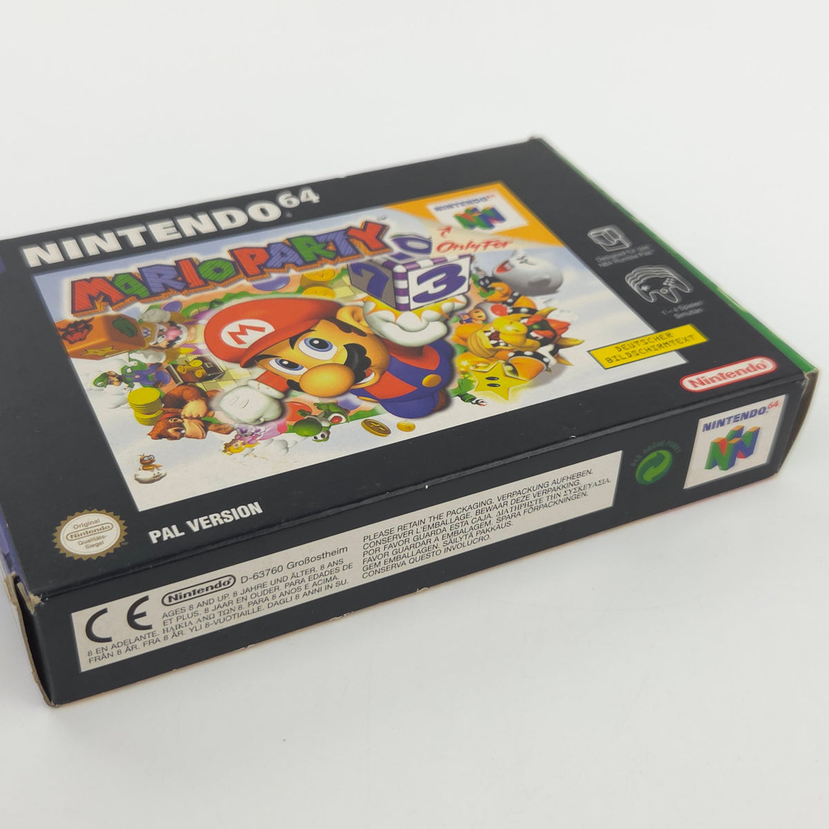 Nintendo 64 Spiel Mario Party Modul Anleitung OVP PAL DE