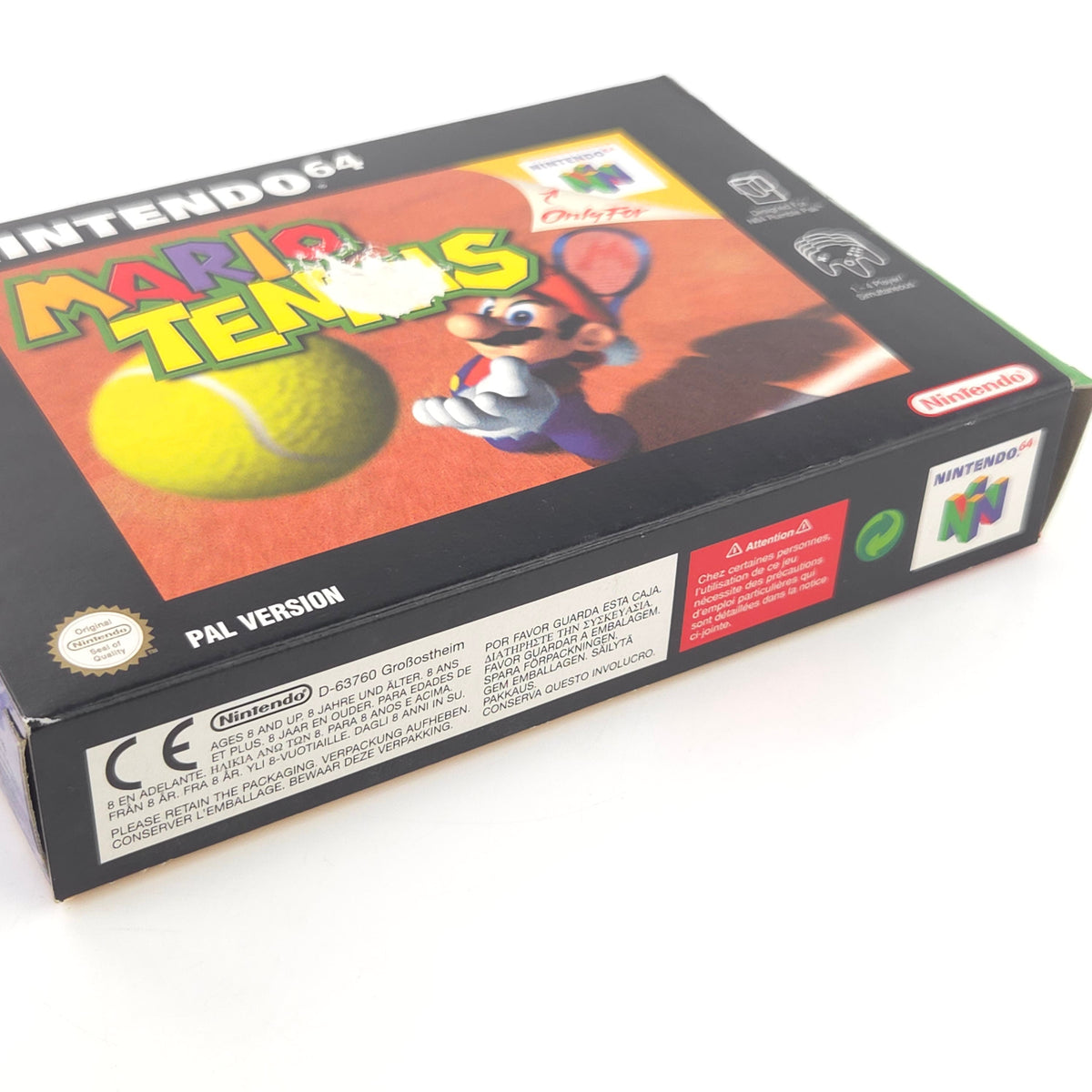 Nintendo 64 Spiel Mario Tennis Modul OVP PAL