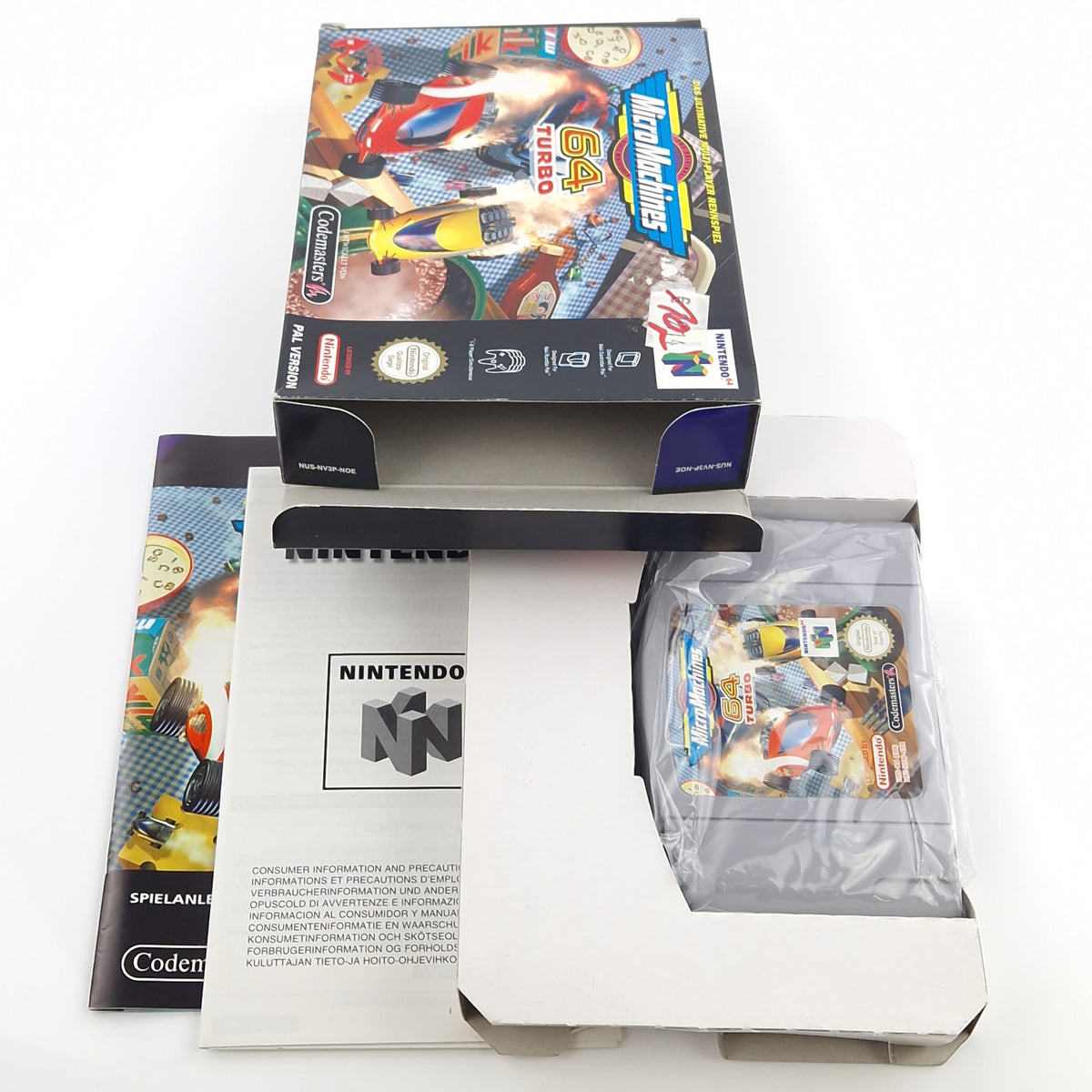 Nintendo 64 Spiel – Micro Machines 64 Turbo N64 PAL OVP