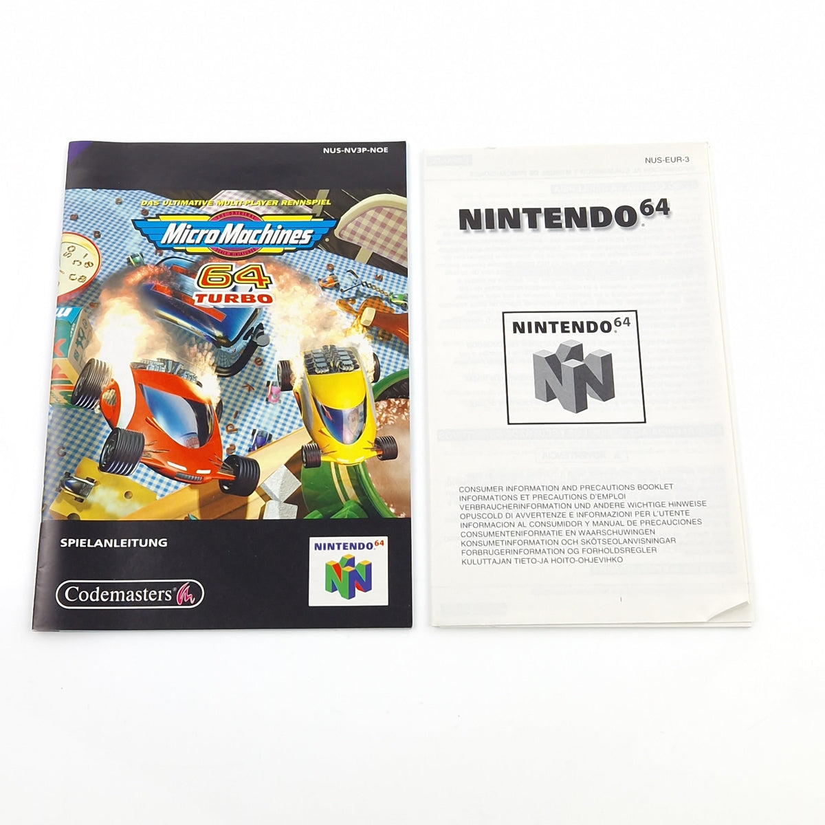 Nintendo 64 Spiel – Micro Machines 64 Turbo N64 PAL OVP