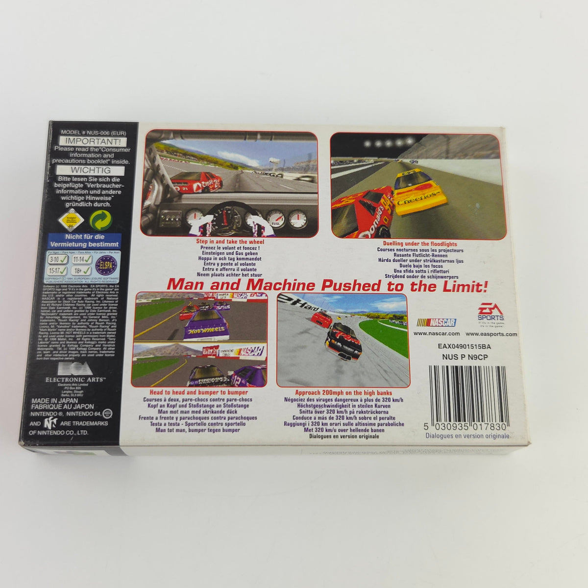 Nintendo 64 Spiel Nascar 99 N64 Modul Anleitung OVP PAL