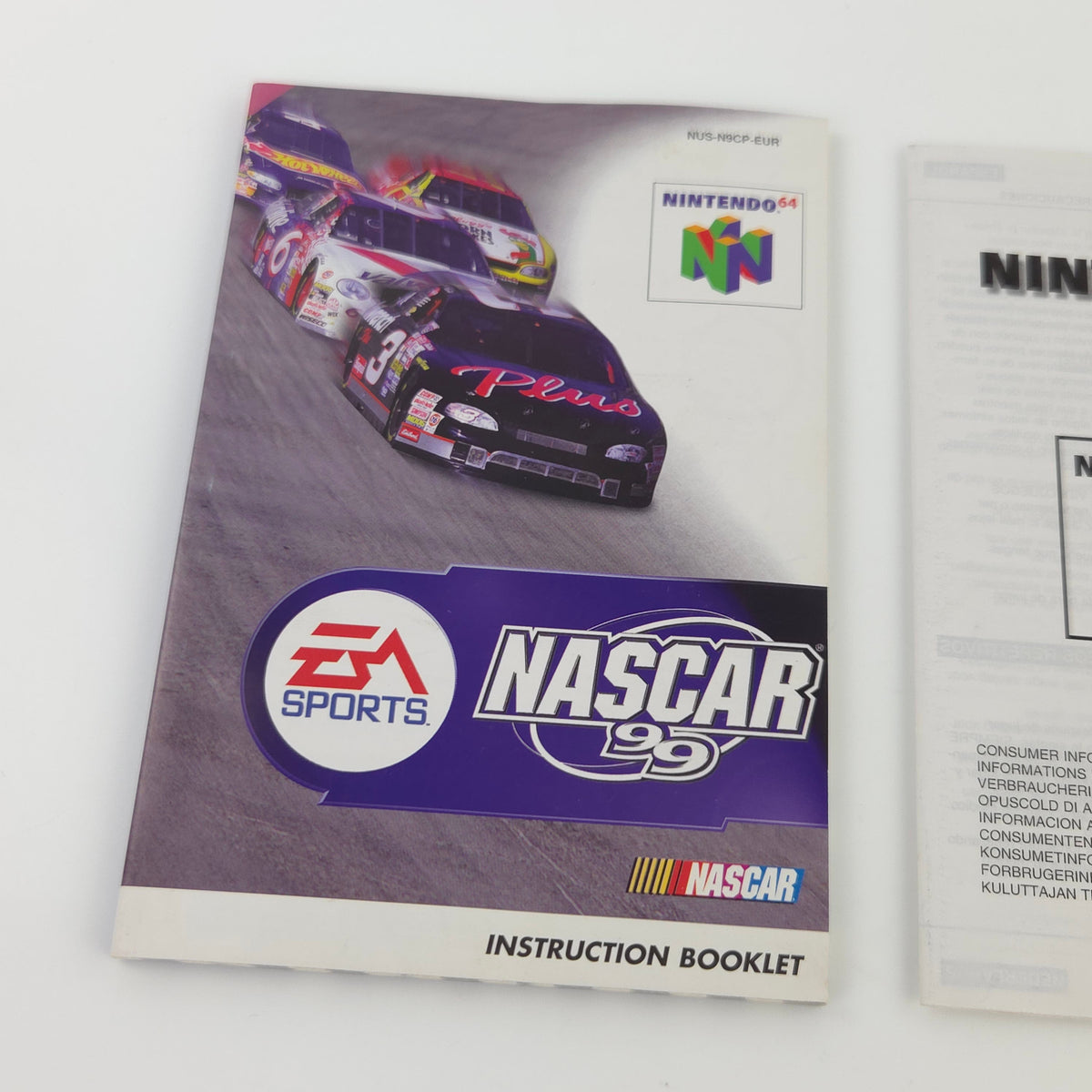 Nintendo 64 Spiel Nascar 99 N64 Modul Anleitung OVP PAL
