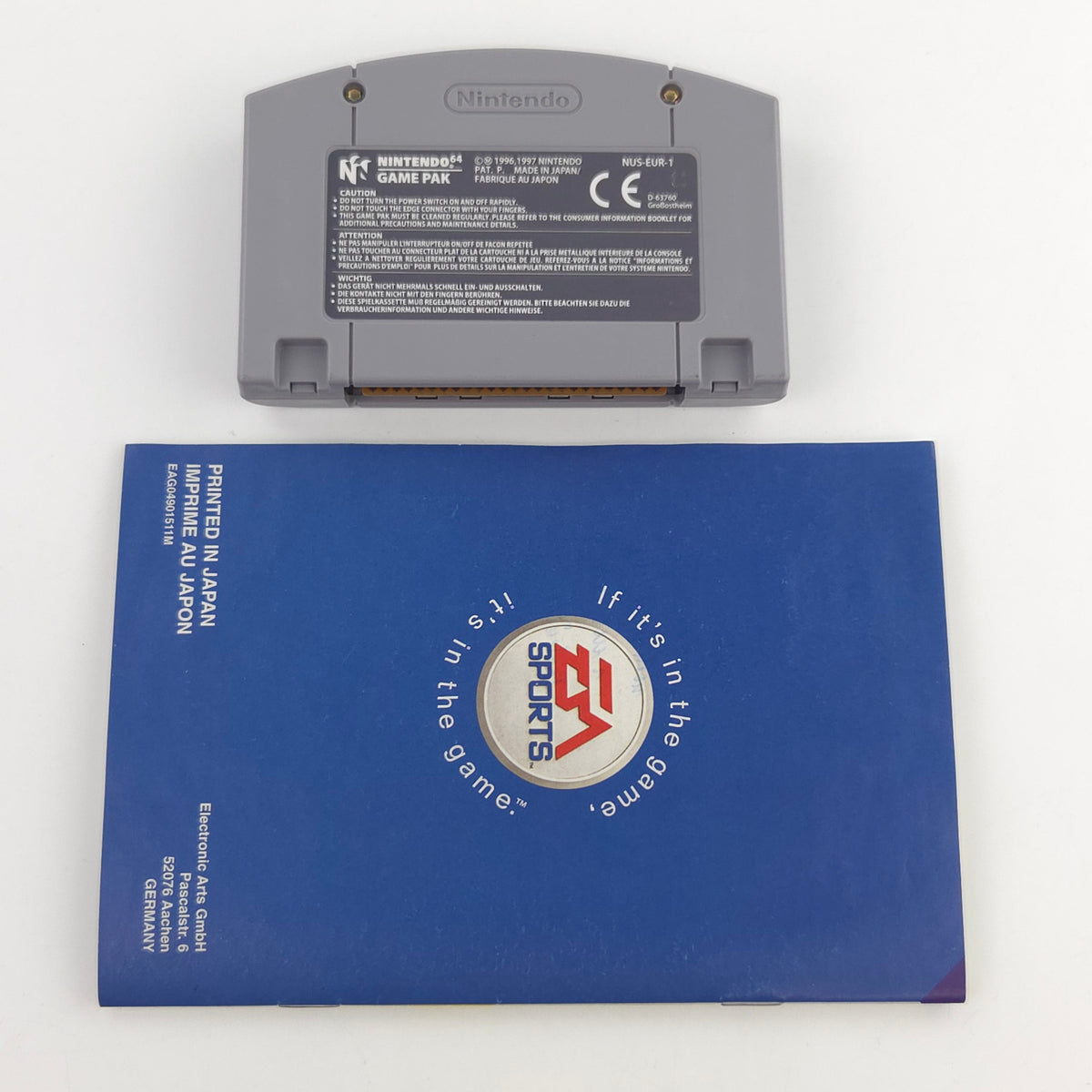 Nintendo 64 Spiel NHL 99 OVP PAL