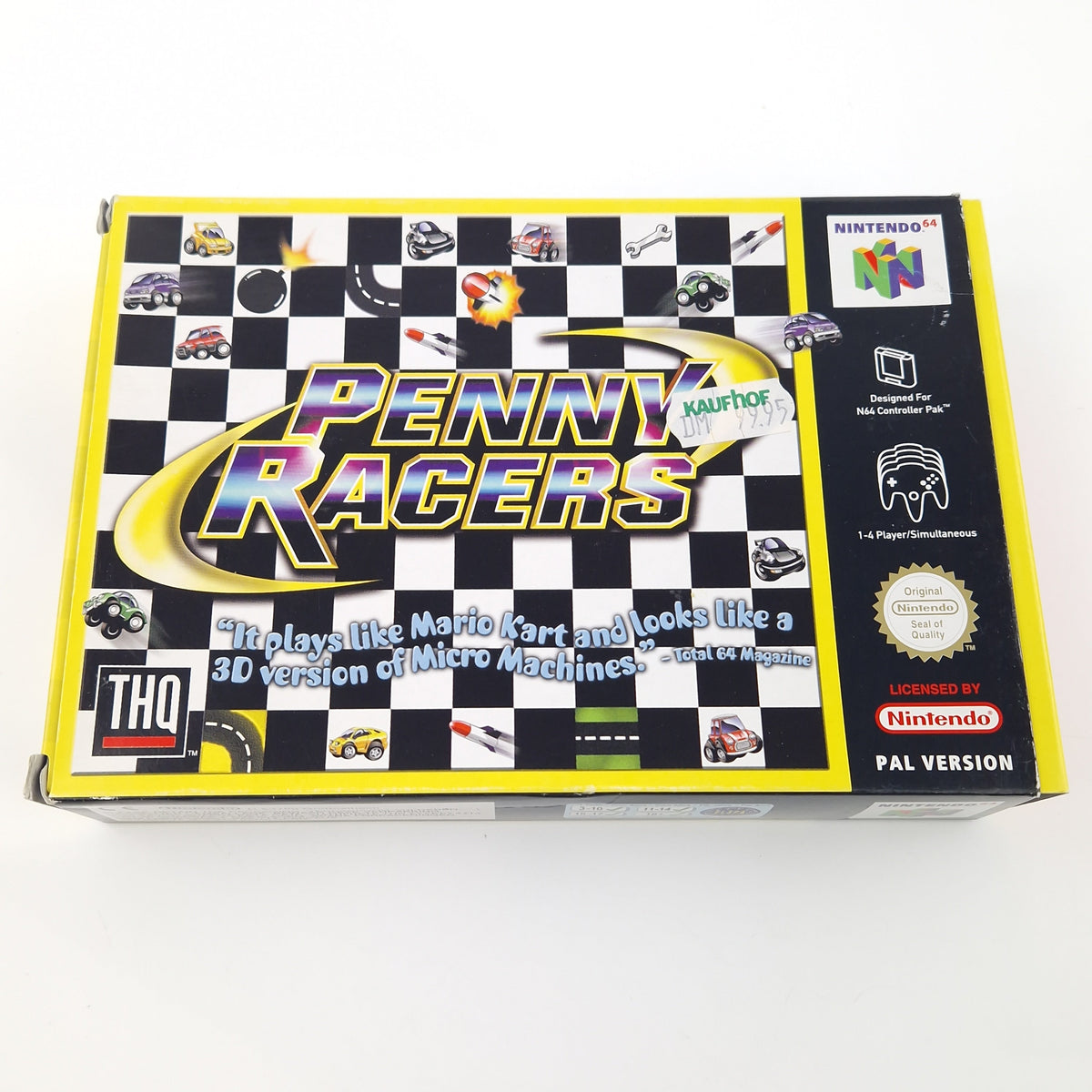 Nintendo 64 Spiel – Penny Racers Modul OVP Anleitung PAL