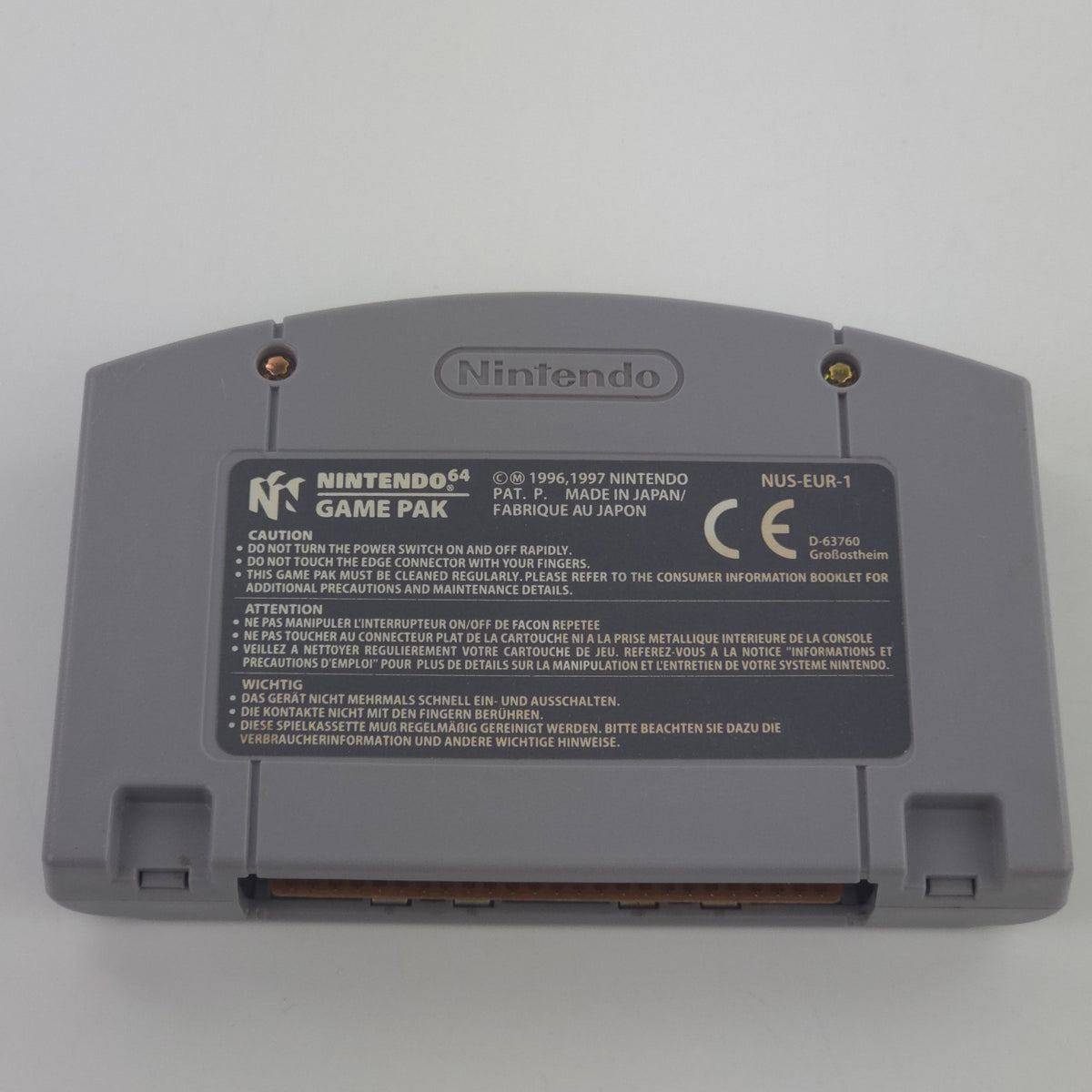 Nintendo 64 Spiel Perfect Dark USK18 PAL EUR