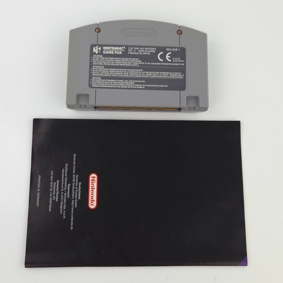 Nintendo 64 Spiel Pokemon Snap N64 Modul Anleitung OVP PAL
