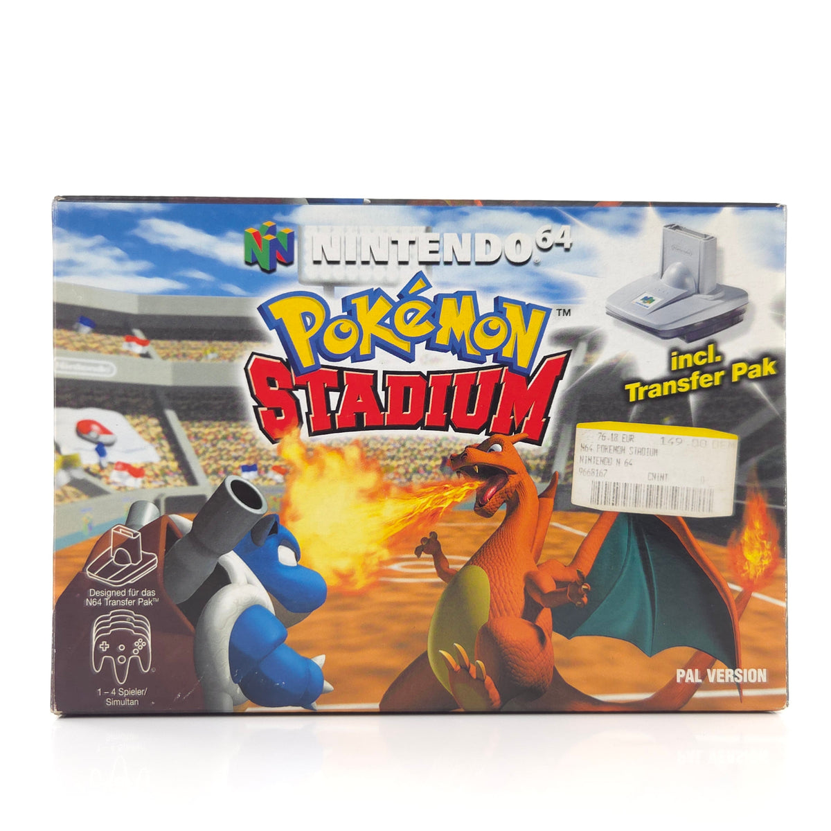 Nintendo 64 Spiel Pokemon Stadium N64 Modul Anleitung OVP