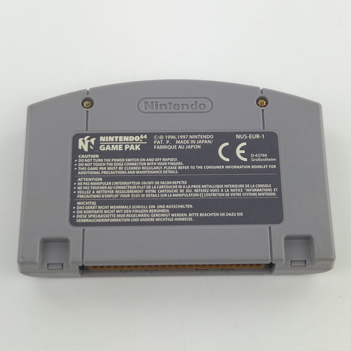 Nintendo 64 Spiel: Pokemon Stadium - N64 Modul (PAL NOE)
