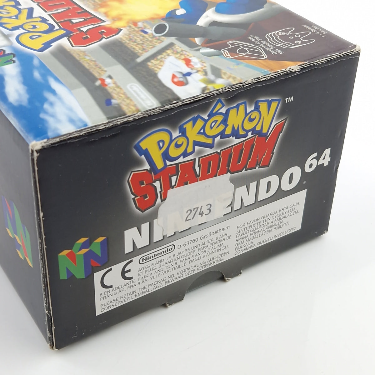 Nintendo 64 Spiel – Pokemon Stadium + Transfer Pak (OVP)