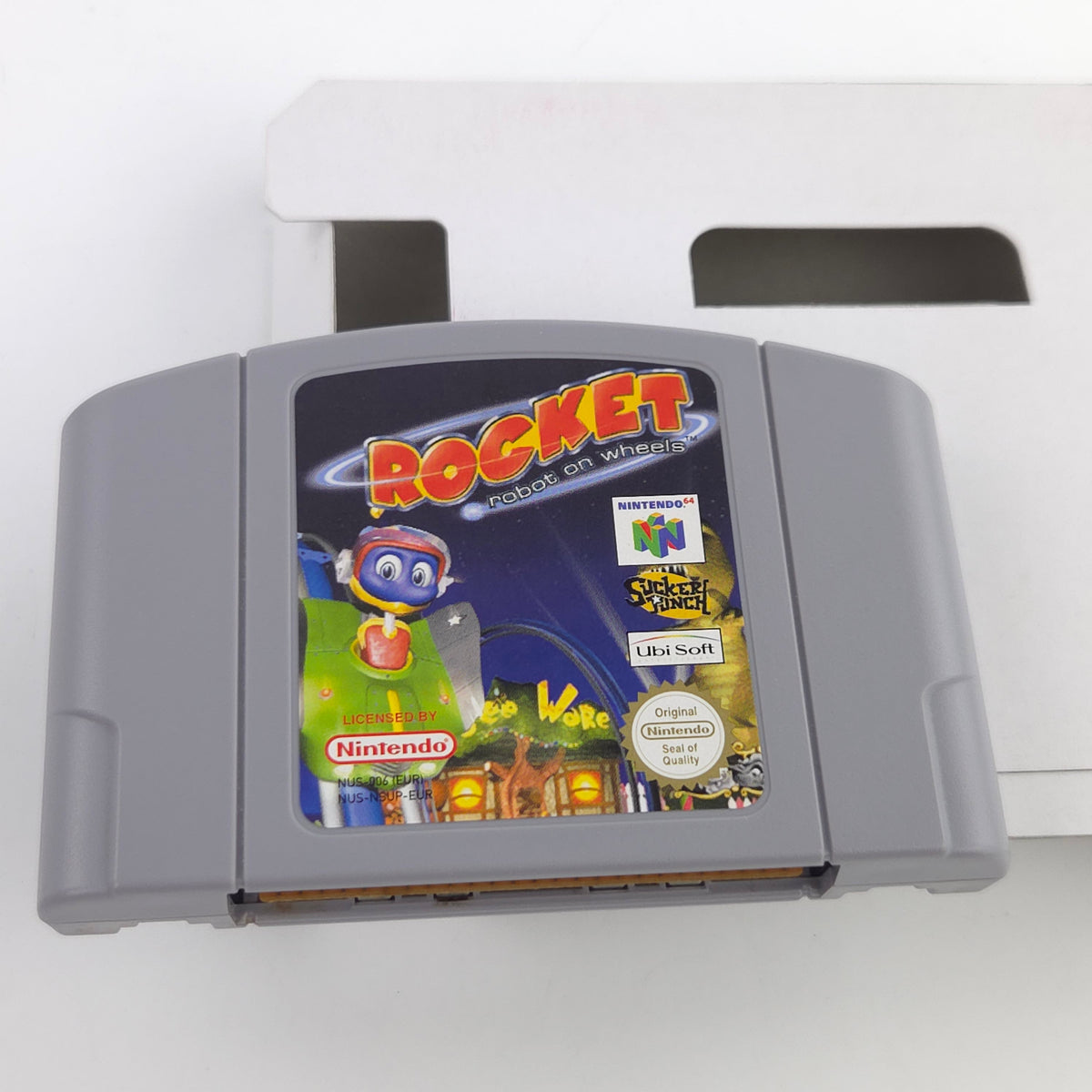 Nintendo 64 Spiel Rocket Robot on Wheels N64 OVP PAL EUR