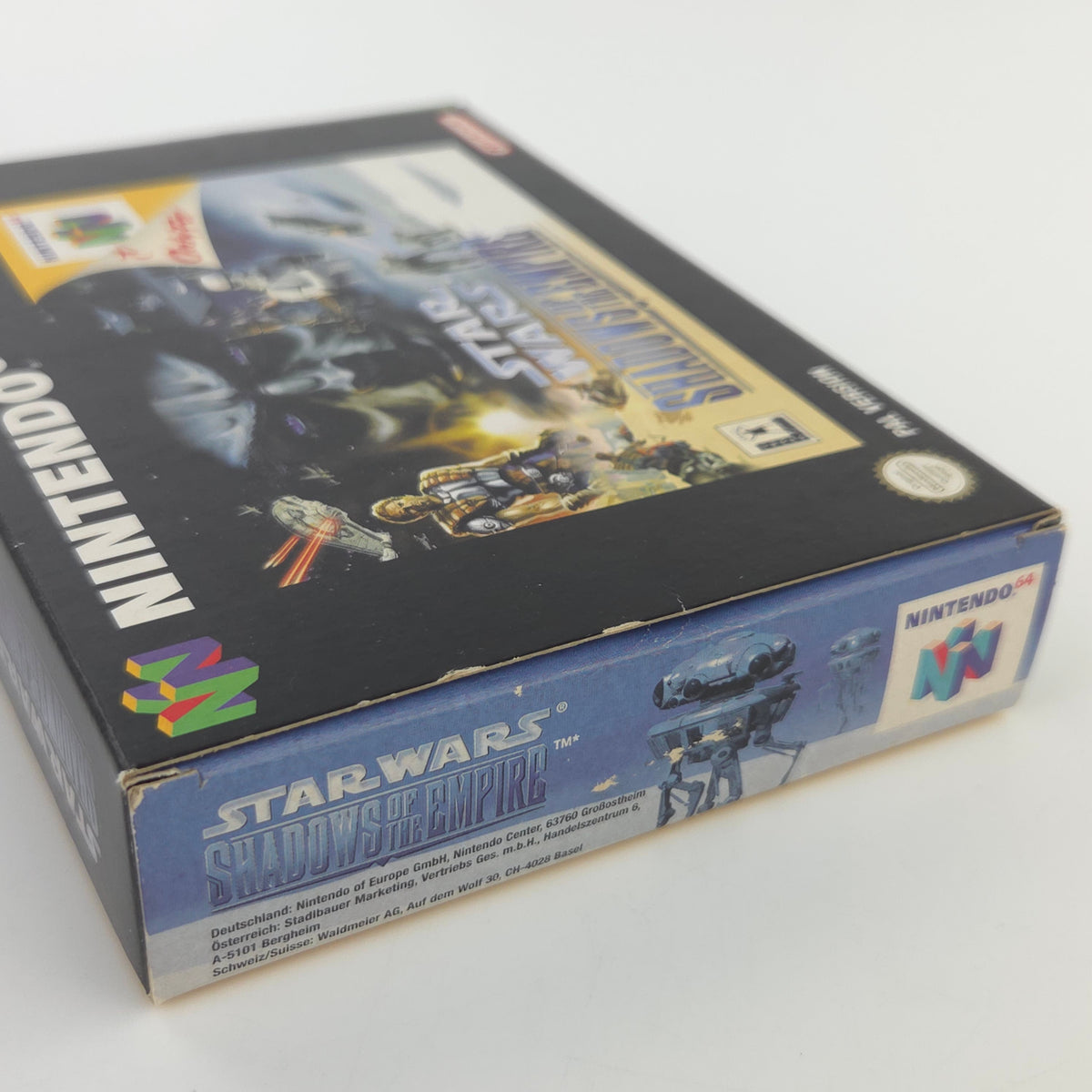 Nintendo 64 Spiel Star Wars Shadows of the Empire OVP PAL