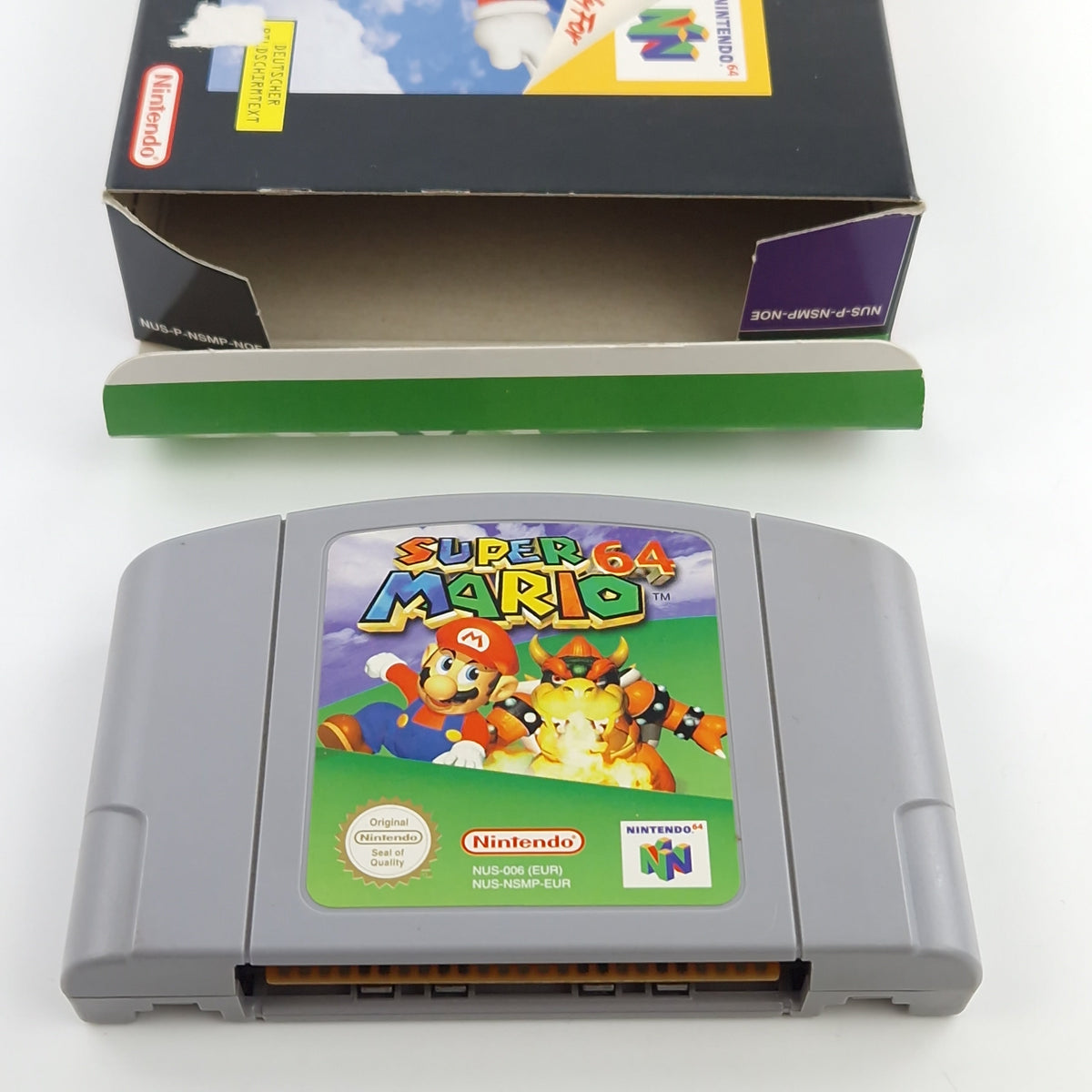 Nintendo 64 Spiel – Super Mario 64 Modul OVP PAL N64