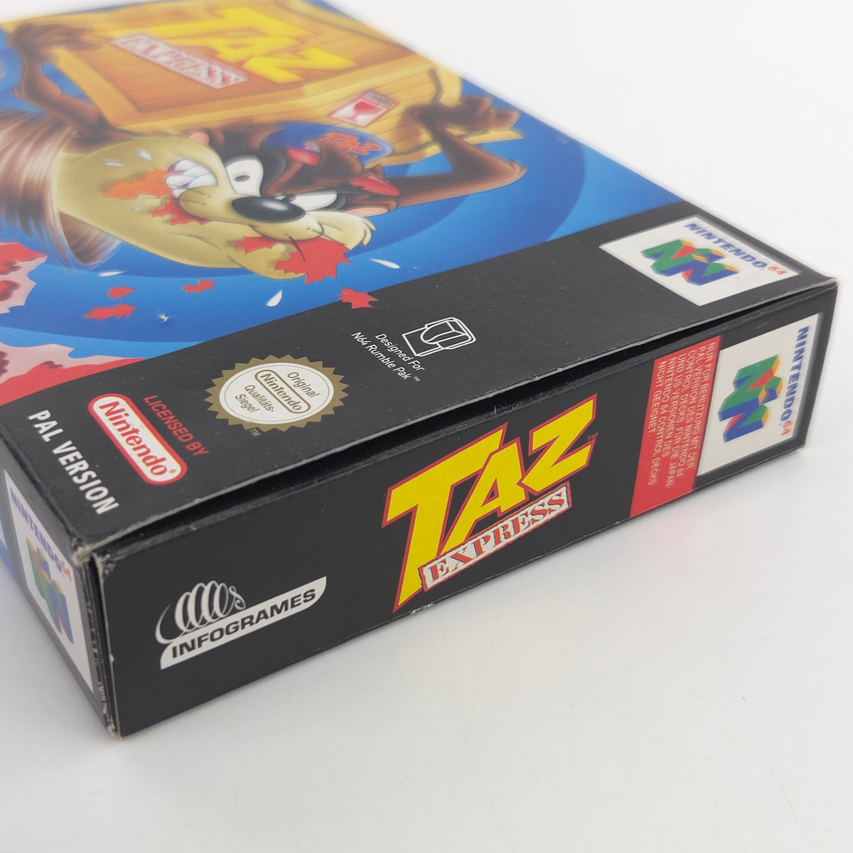 Nintendo 64 Spiel TAZ Express N64 OVP CIB PAL NOE