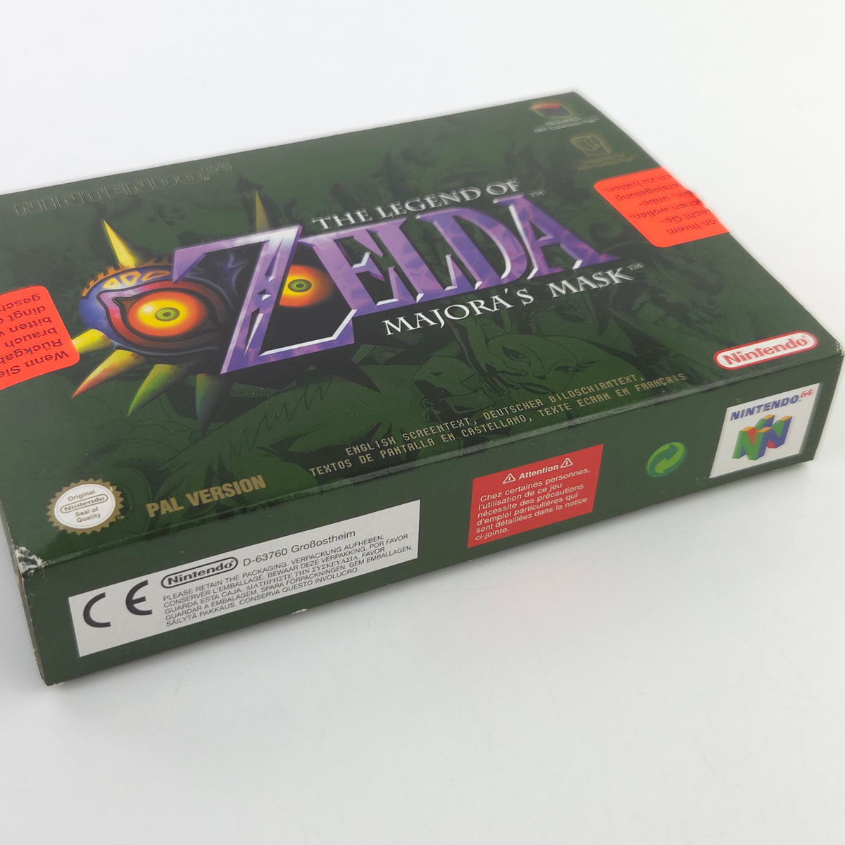 Nintendo 64 Spiel Legend of Zelda Majoras Mask N64 OVP CIB