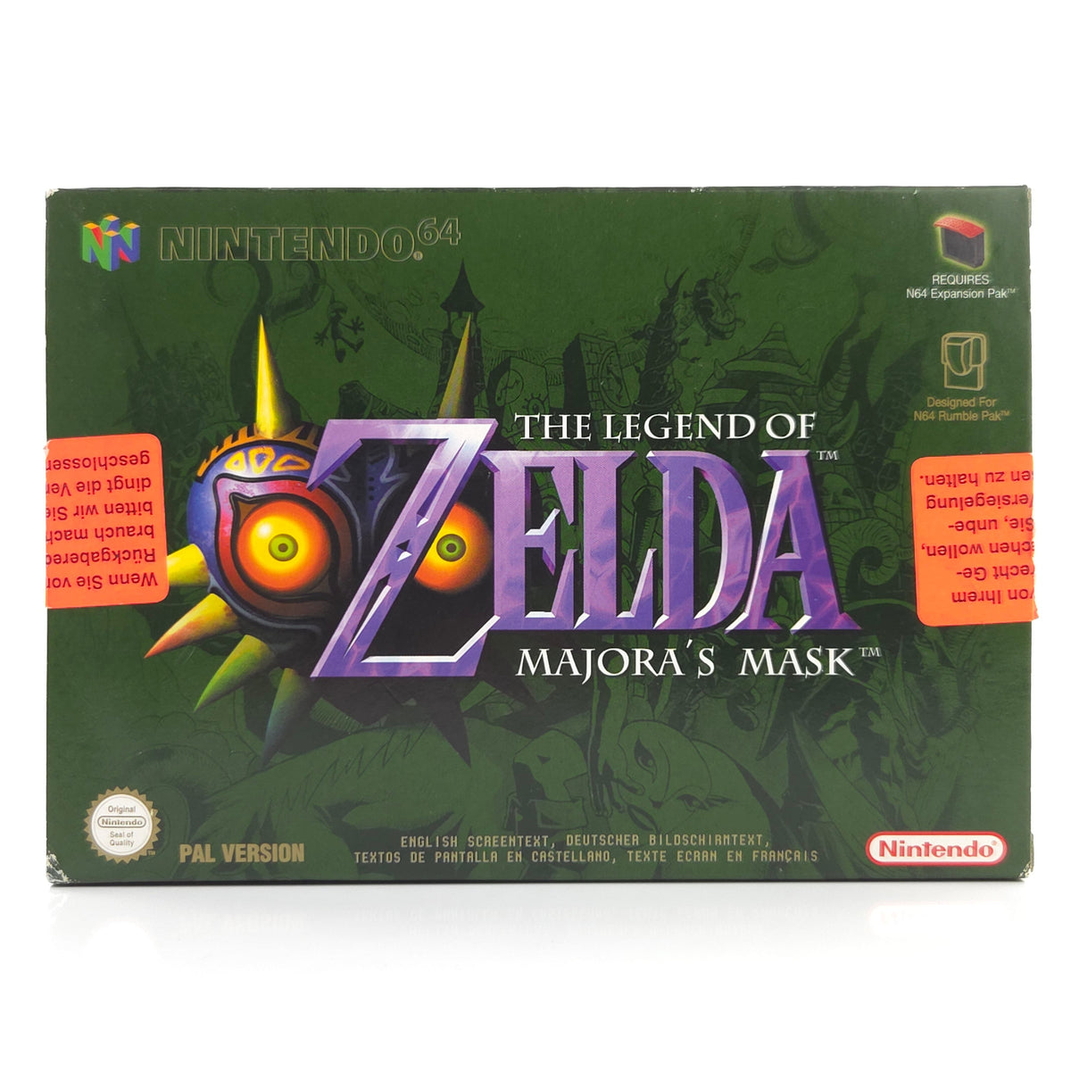 Nintendo 64 Spiel Legend of Zelda Majoras Mask N64 OVP CIB