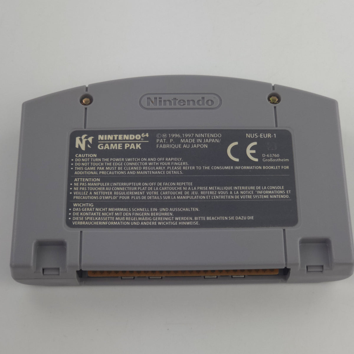 Nintendo 64 Spiel Ocarina of Time PAL EUR Top Zustand