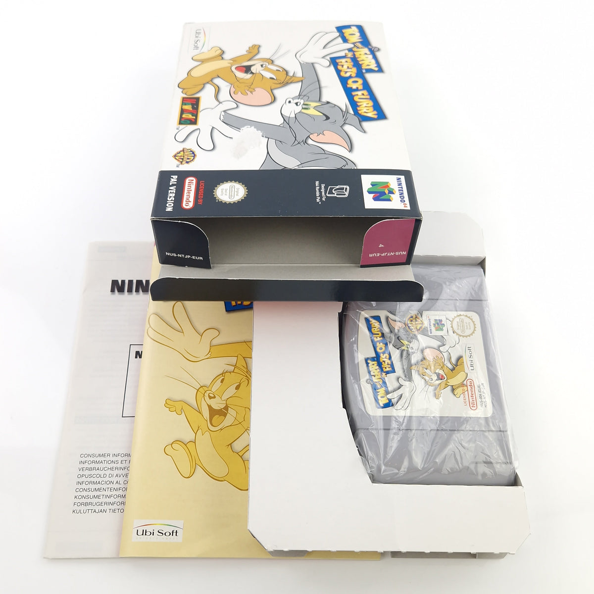Nintendo 64 Spiel – Tom and Jerry Fists of Furry OVP N64