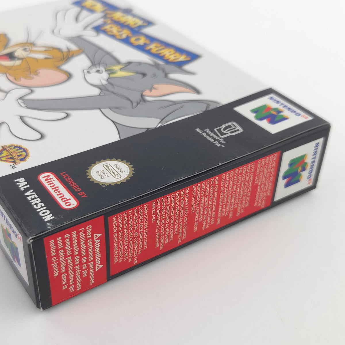 Nintendo 64 Spiel Tom and Jerry Fists of Fury N64 OVP CIB