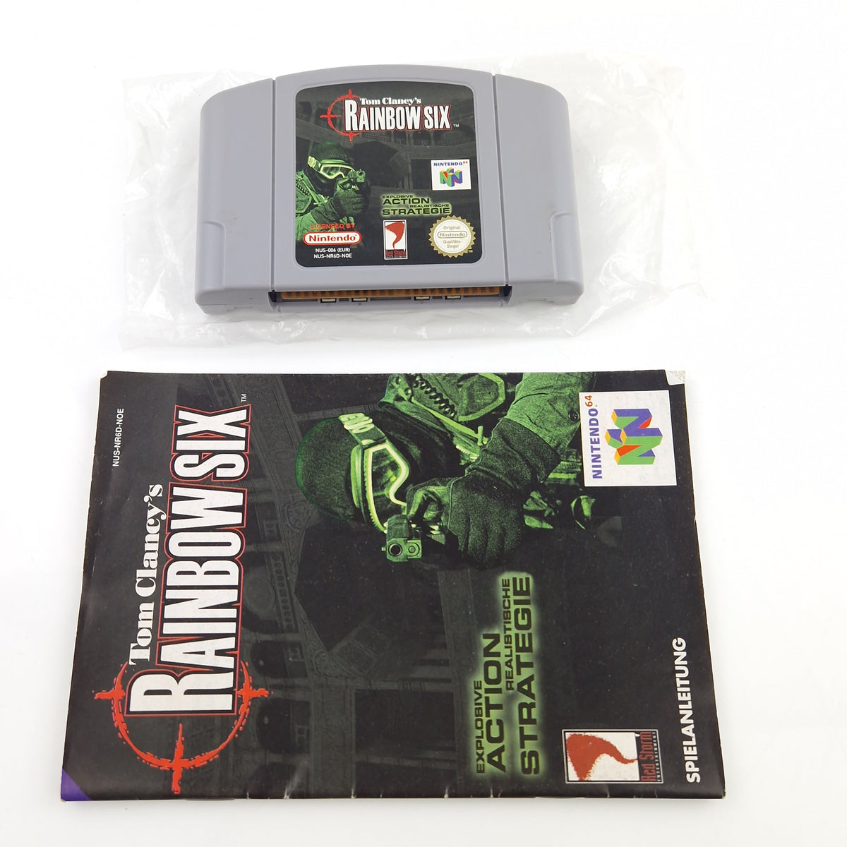 Nintendo 64 Spiel – Tom Clancys Rainbow Six (OVP PAL)