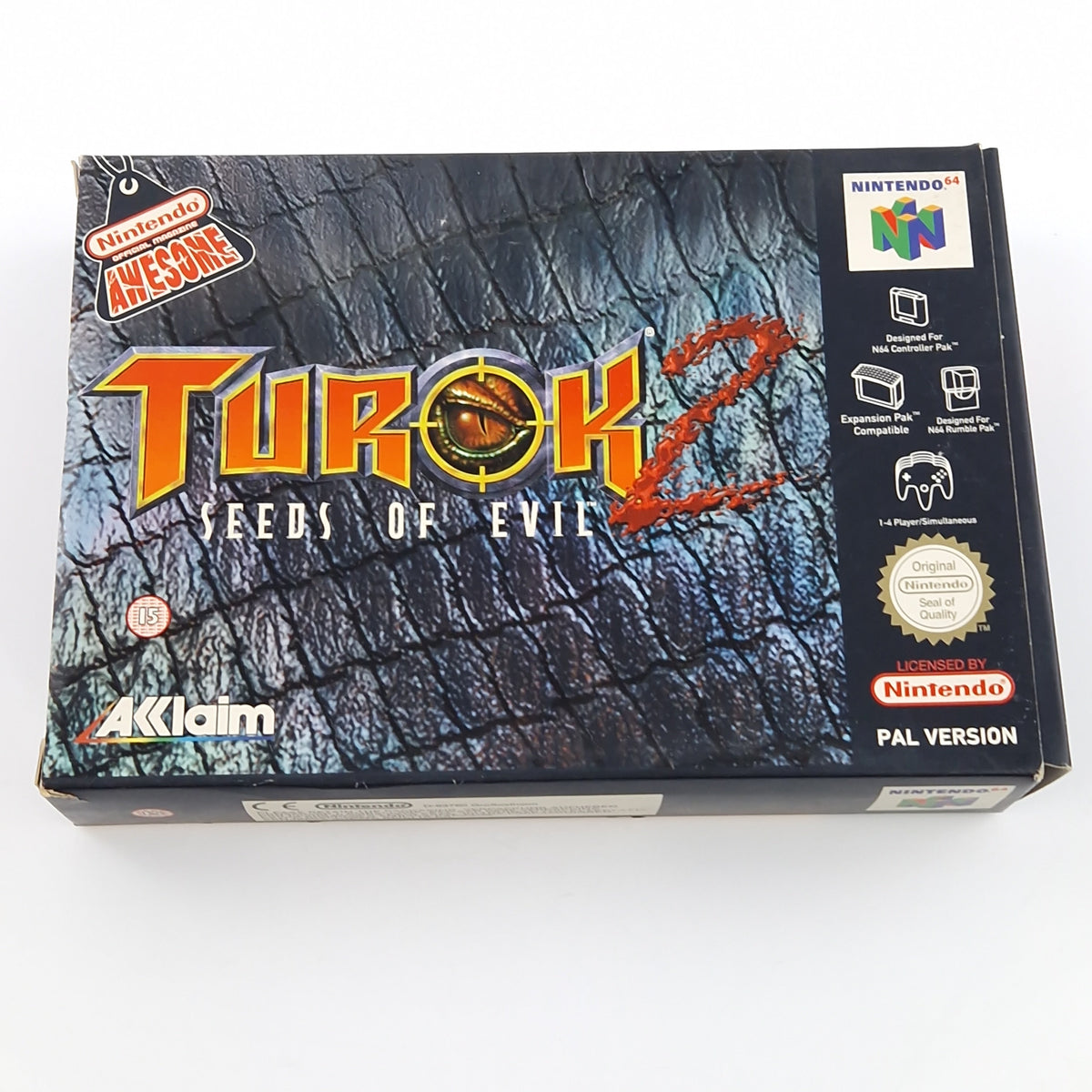 Nintendo 64 Spiel – Turok 2 Seeds of Evil (N64 PAL OVP)