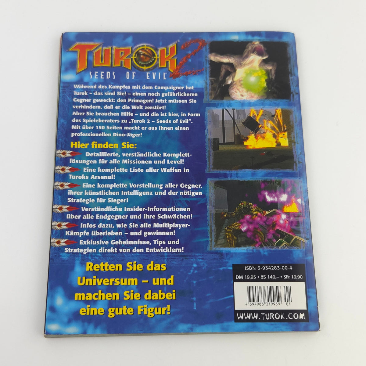 Nintendo 64 Spiel Turok 2 Seeds of Evil OVP Berater PAL