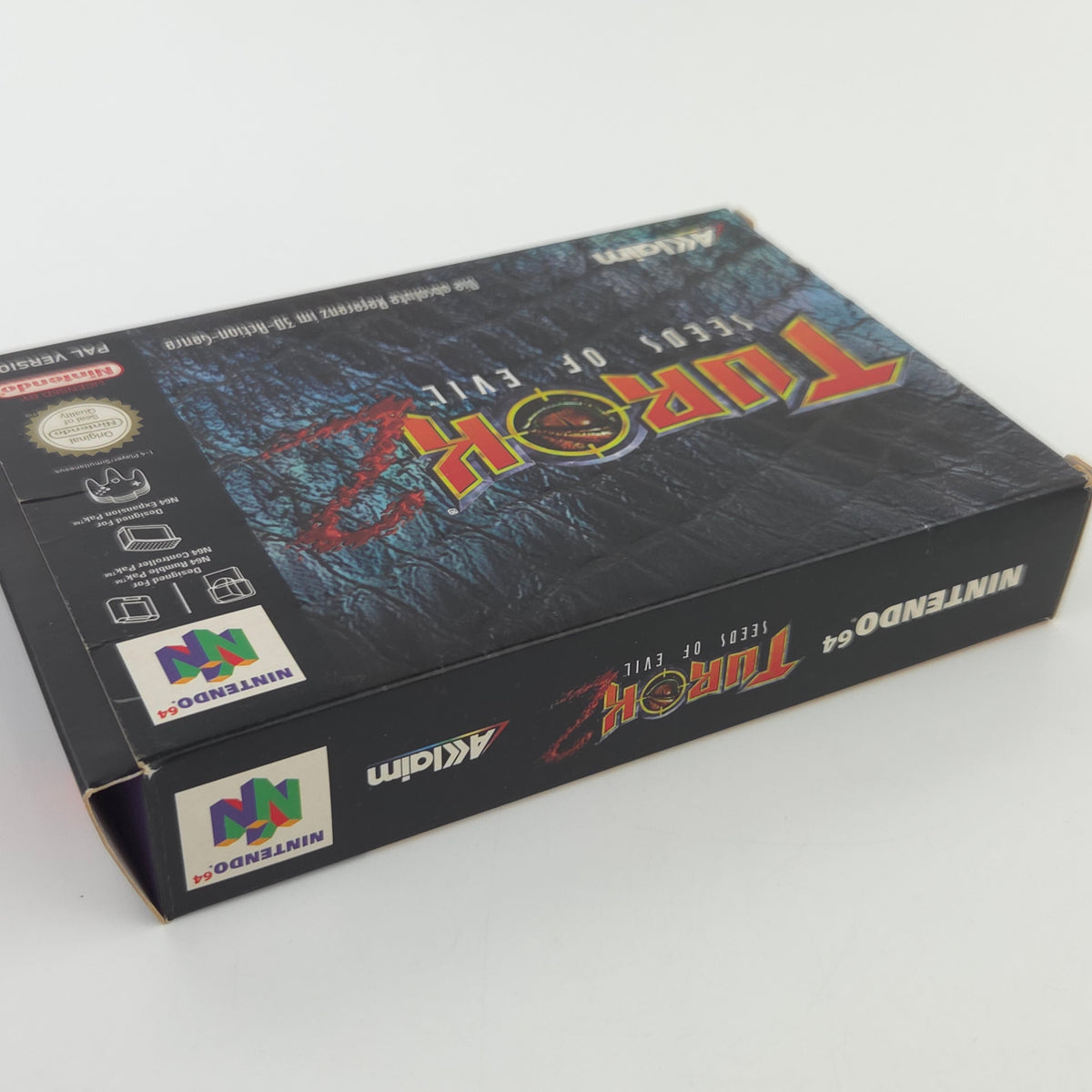 Nintendo 64 Spiel Turok 2 Seeds of Evil OVP Berater PAL