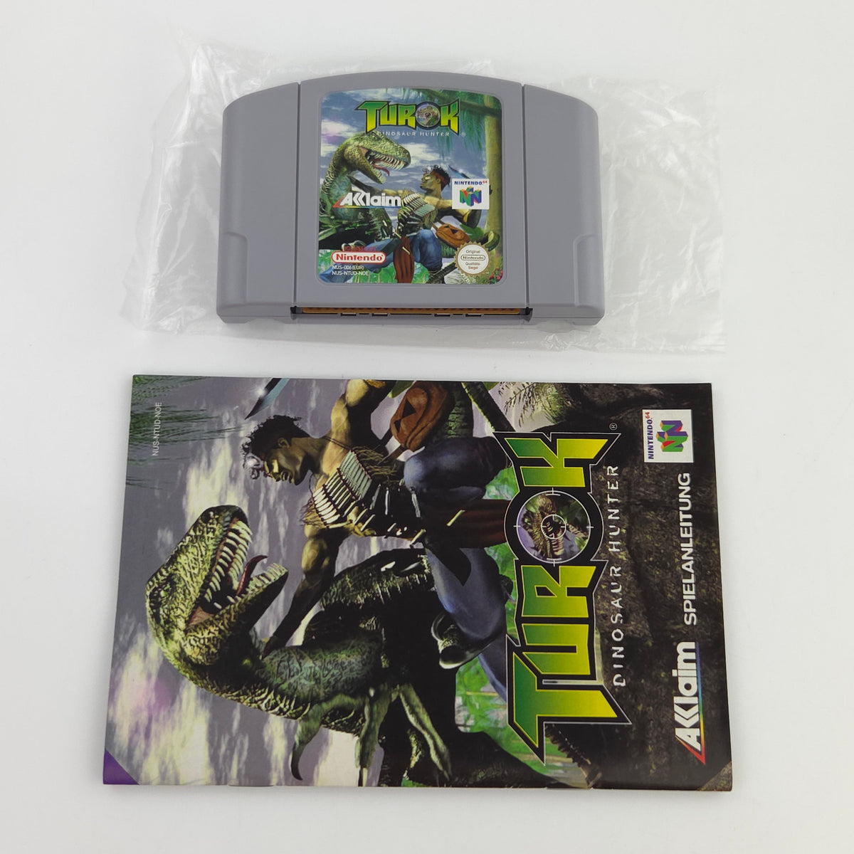 N64 Spiel Turok Dinosaur Hunter Komplett OVP PAL DE