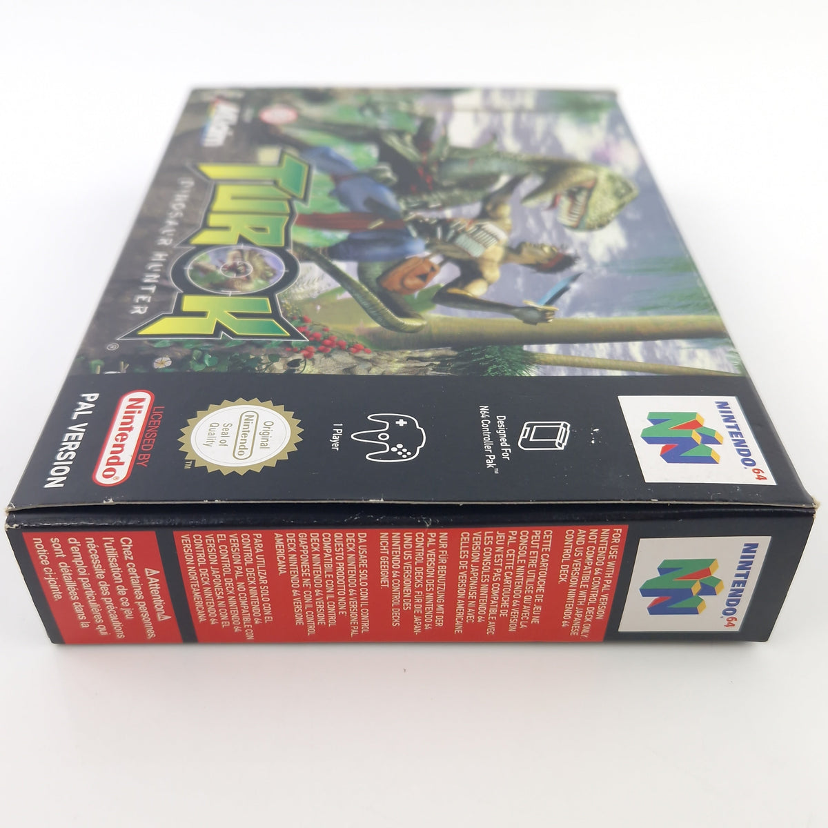 Nintendo 64 Spiel – Turok Dinosaur Hunter OVP PAL