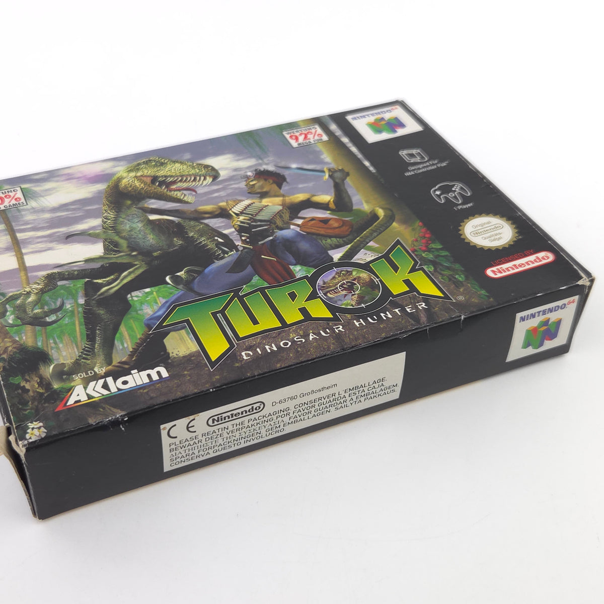 Nintendo 64 Spiel – Turok Dinosaur Hunter (OVP PAL)