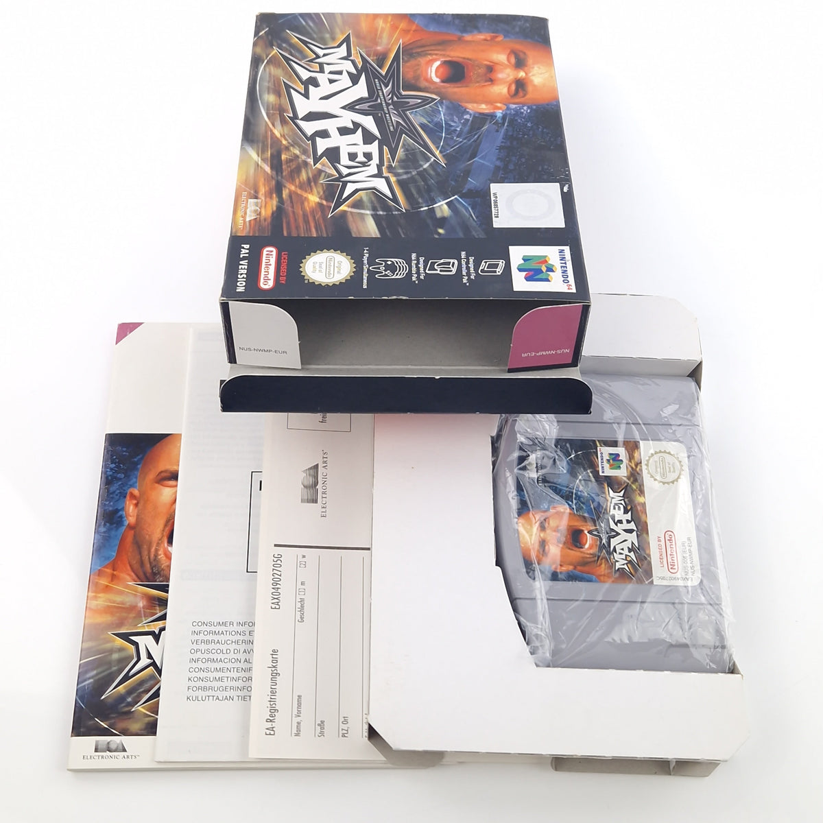 Nintendo 64 Spiel – WCW World Championship Mayhem OVP PAL